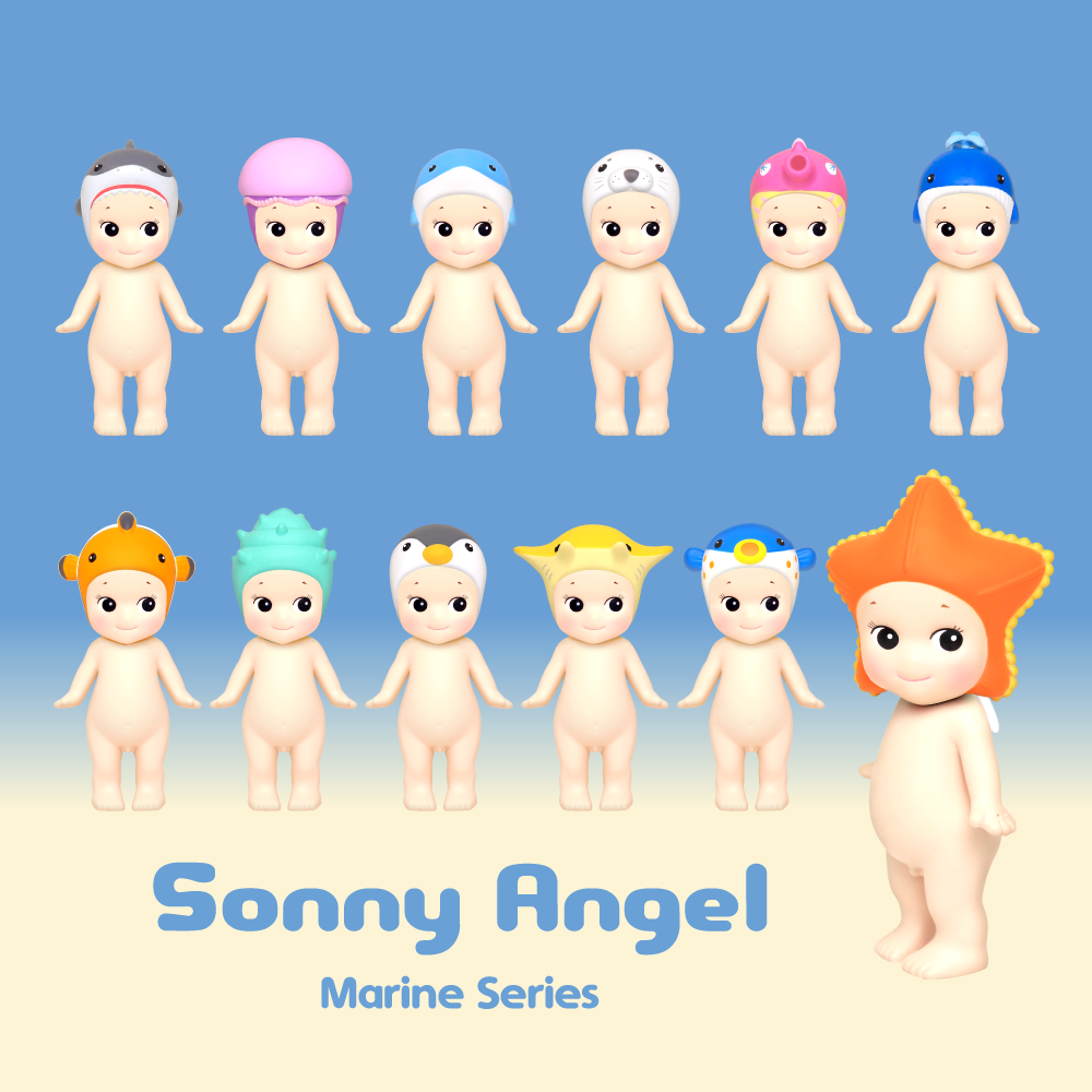 Sonny Angel collectible figure from Sonny Angel Marine Series, featuring a charming mini angel design with themed headgear.