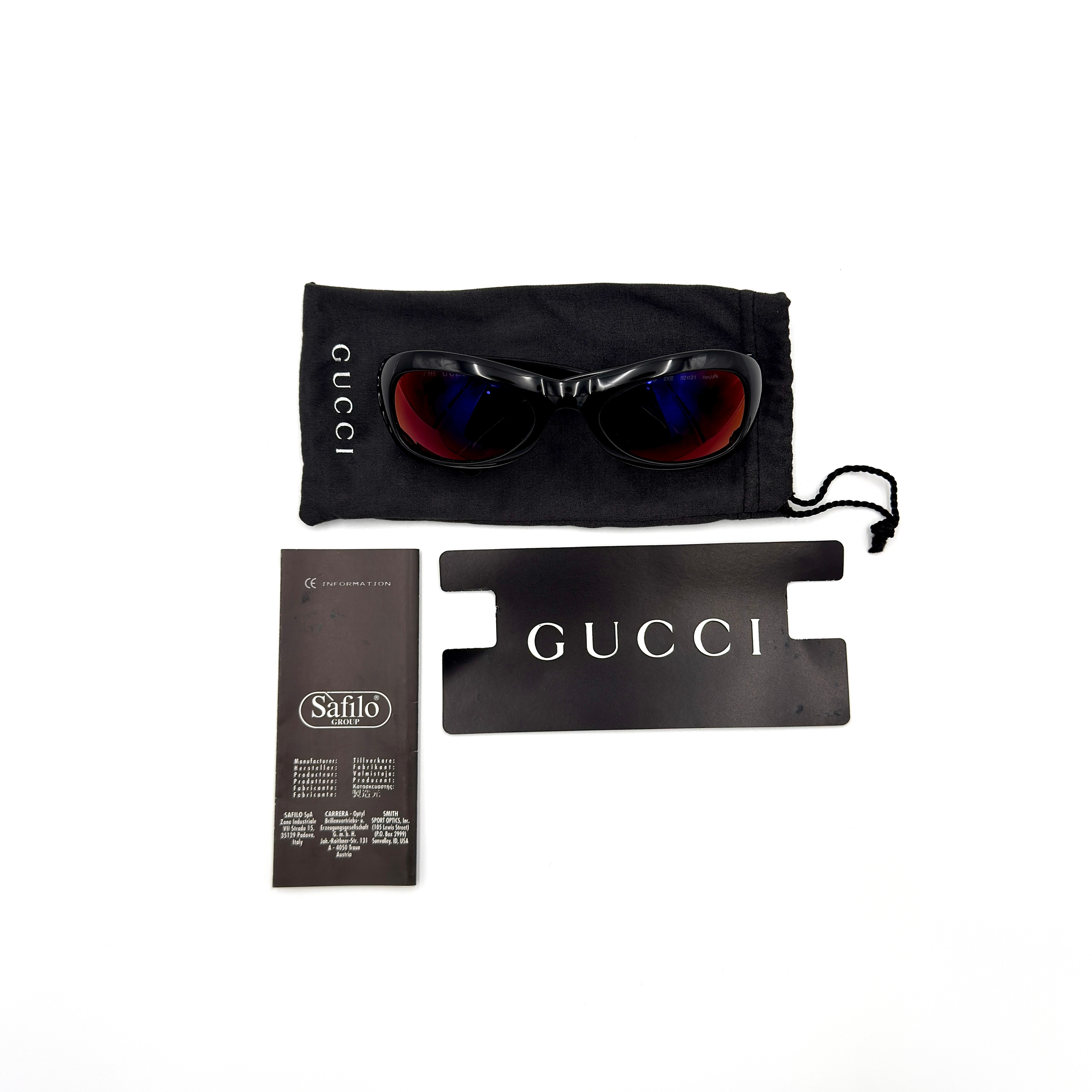 Gucci GG2000/S Oval Sunglasses Black