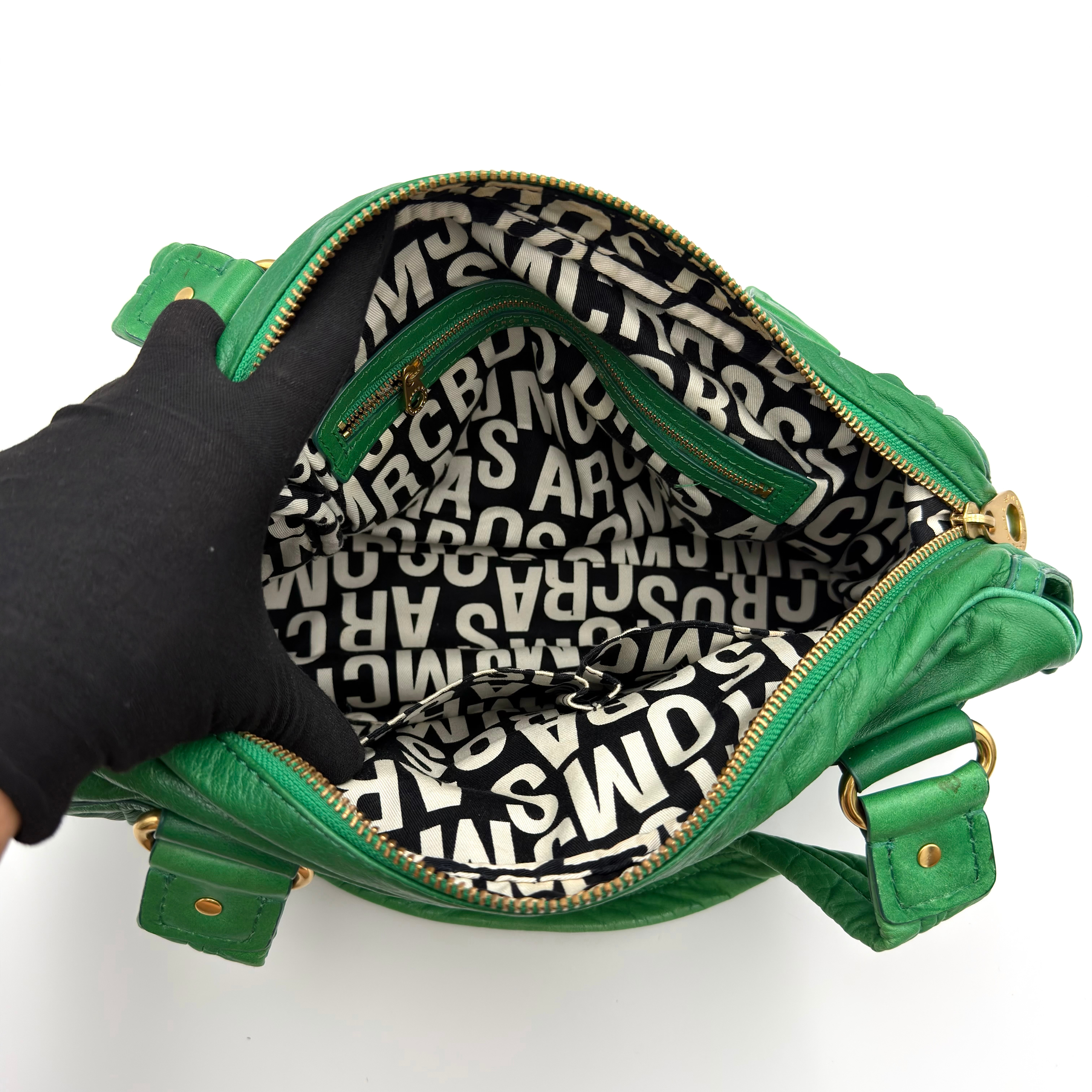 Marc Jacobs Turnlock Shoulder Bag Green