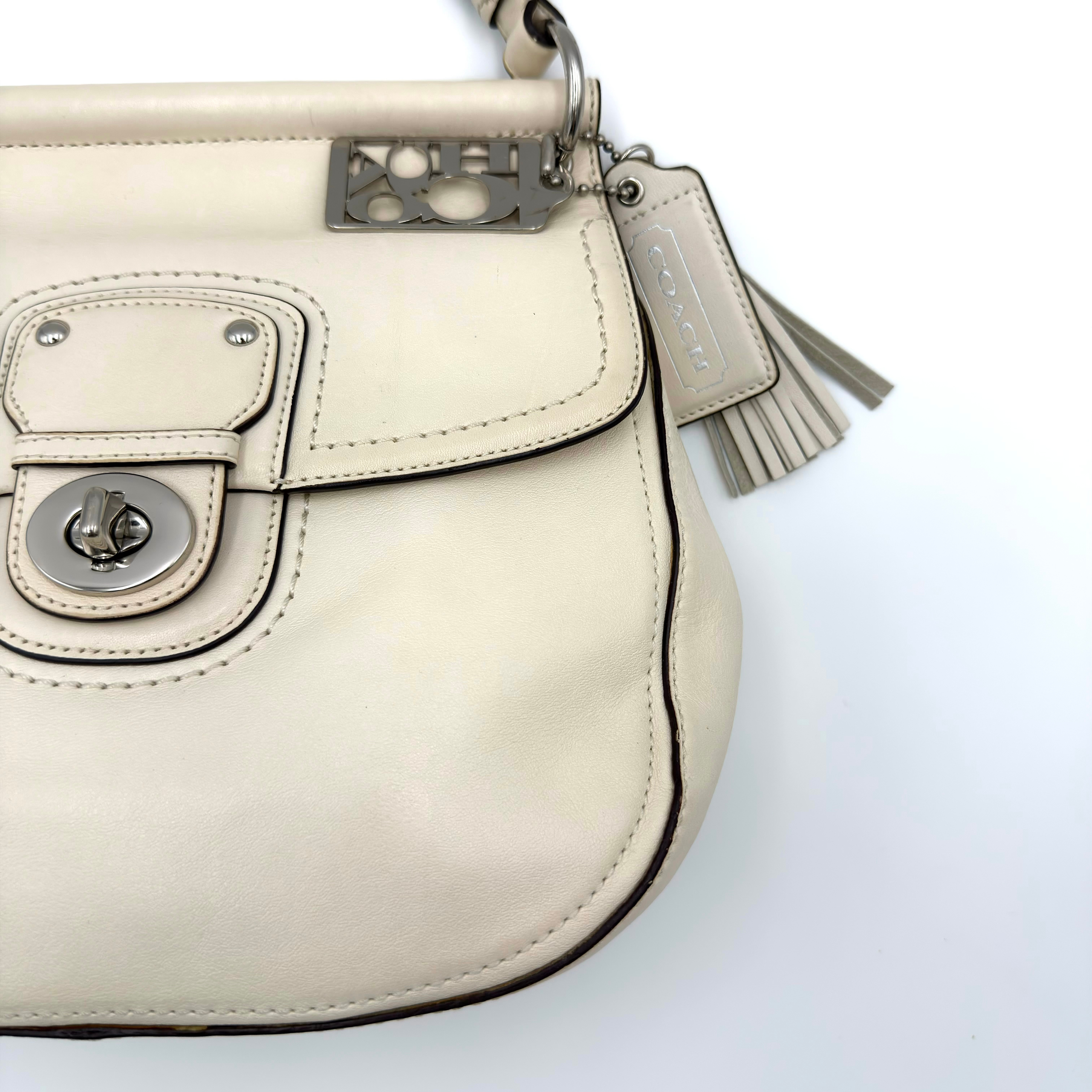 Coach 2Way Legacy Willis Shoulder Bag White