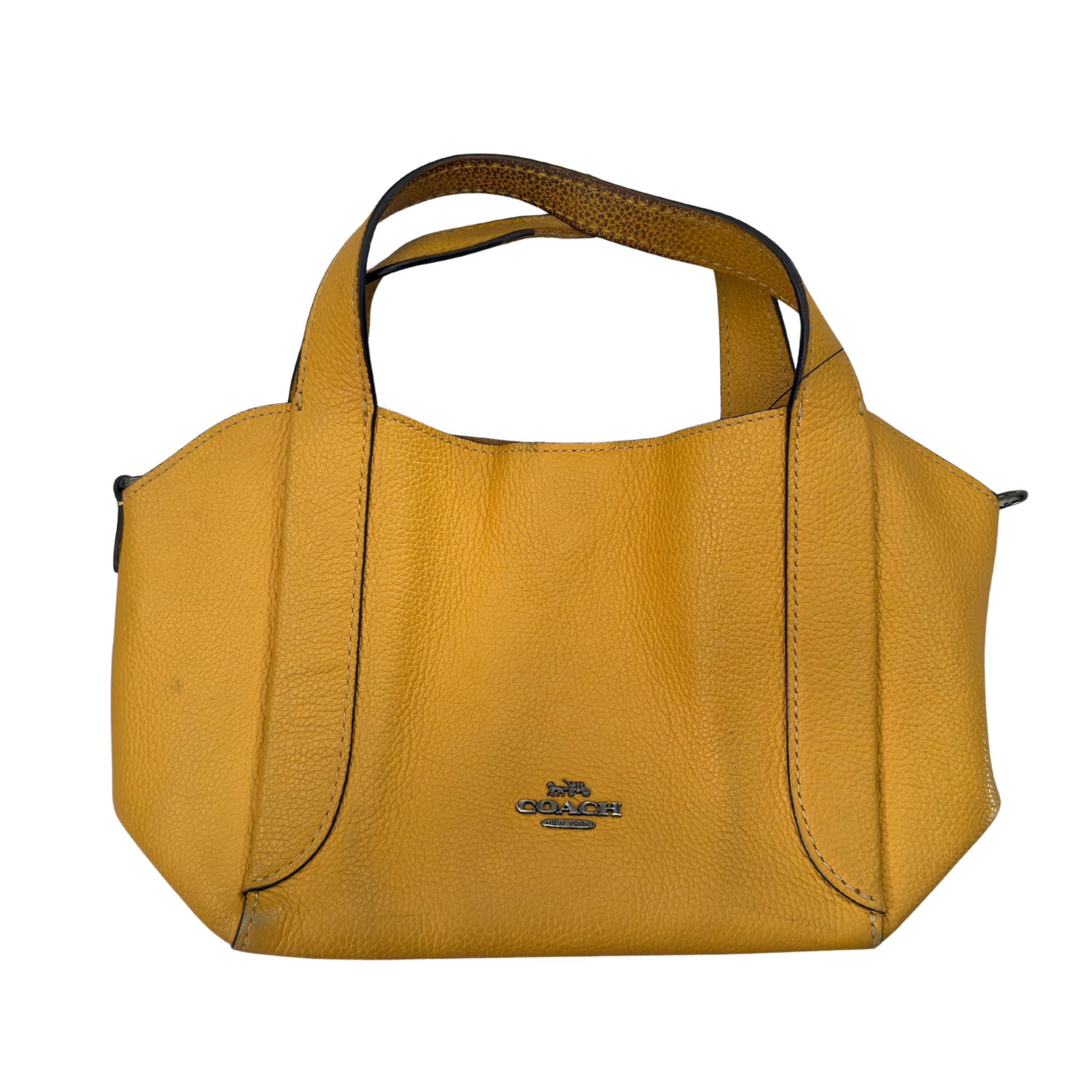 Coach Mini Yellow Leather Bag