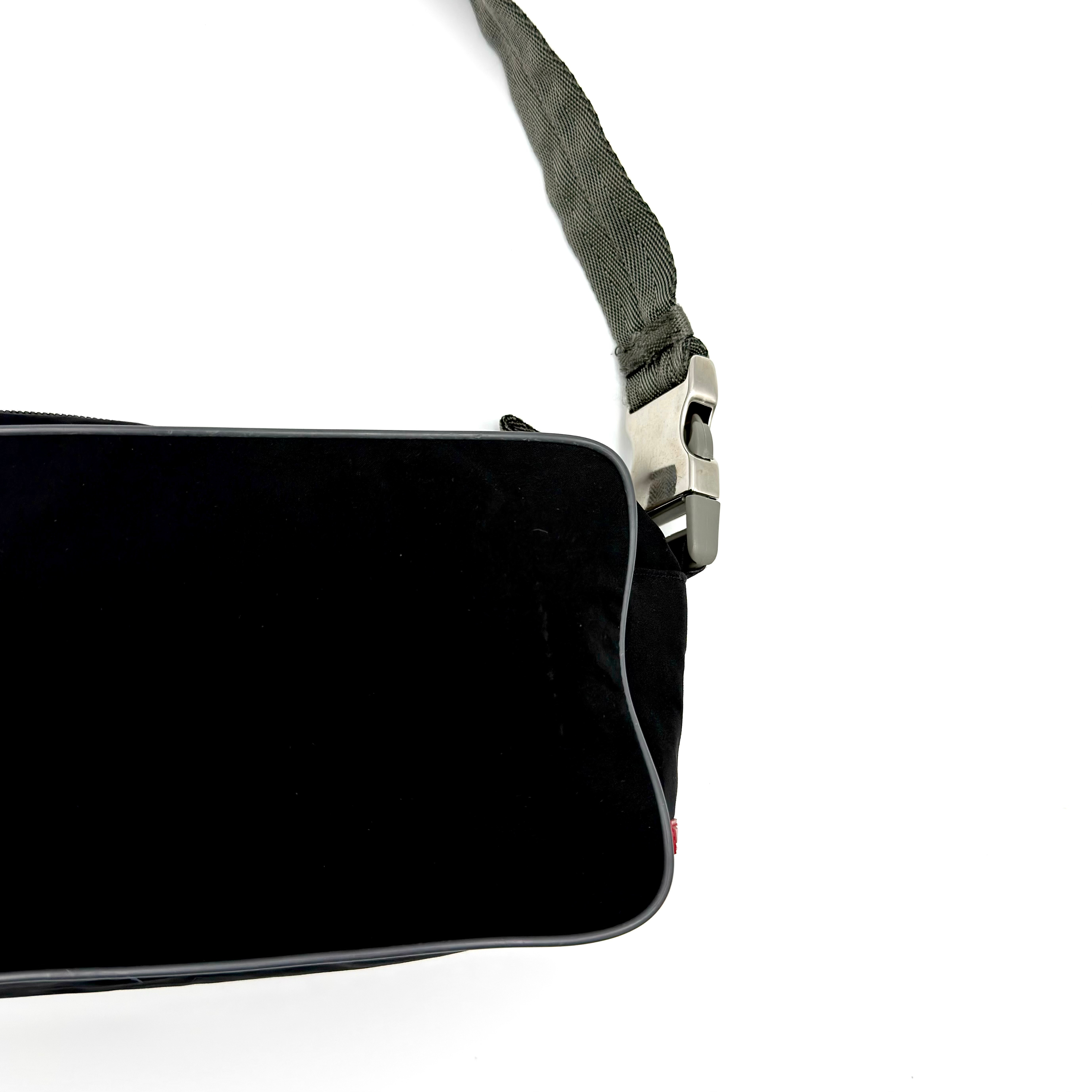 Prada Sport Nylon Shoulder Bag Black