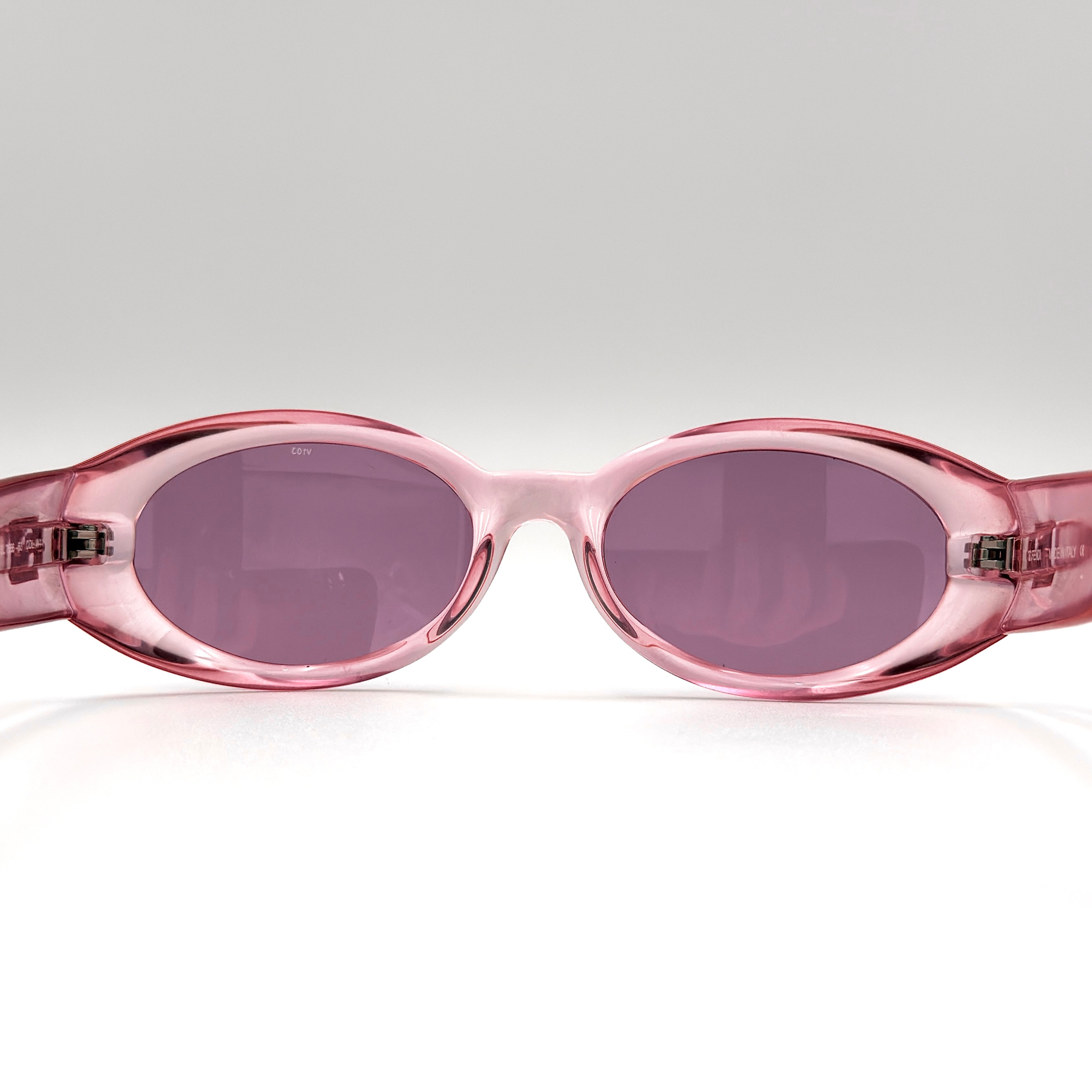 Fendi SL7566 Oval Sunglasses Pink