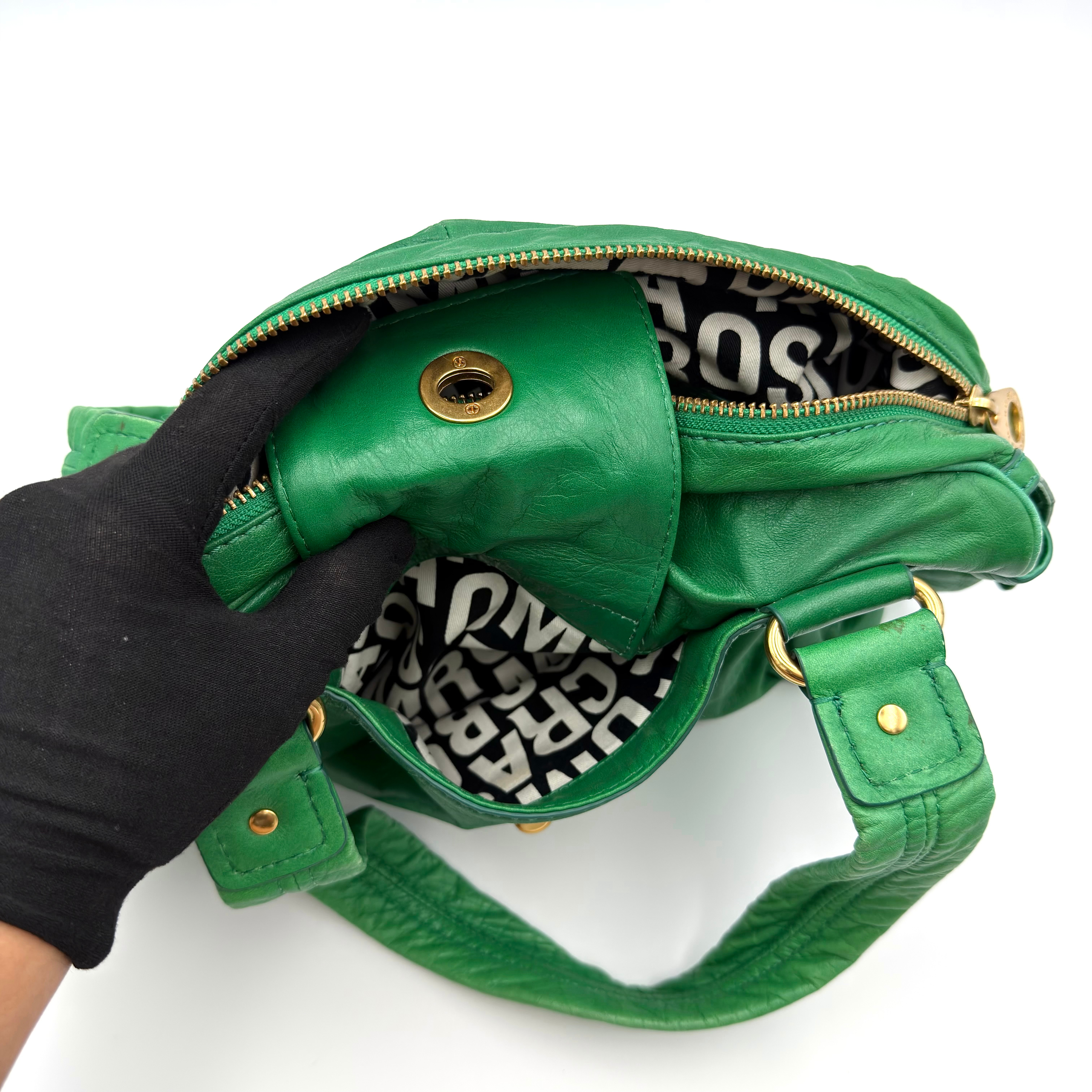 Marc Jacobs Turnlock Shoulder Bag Green