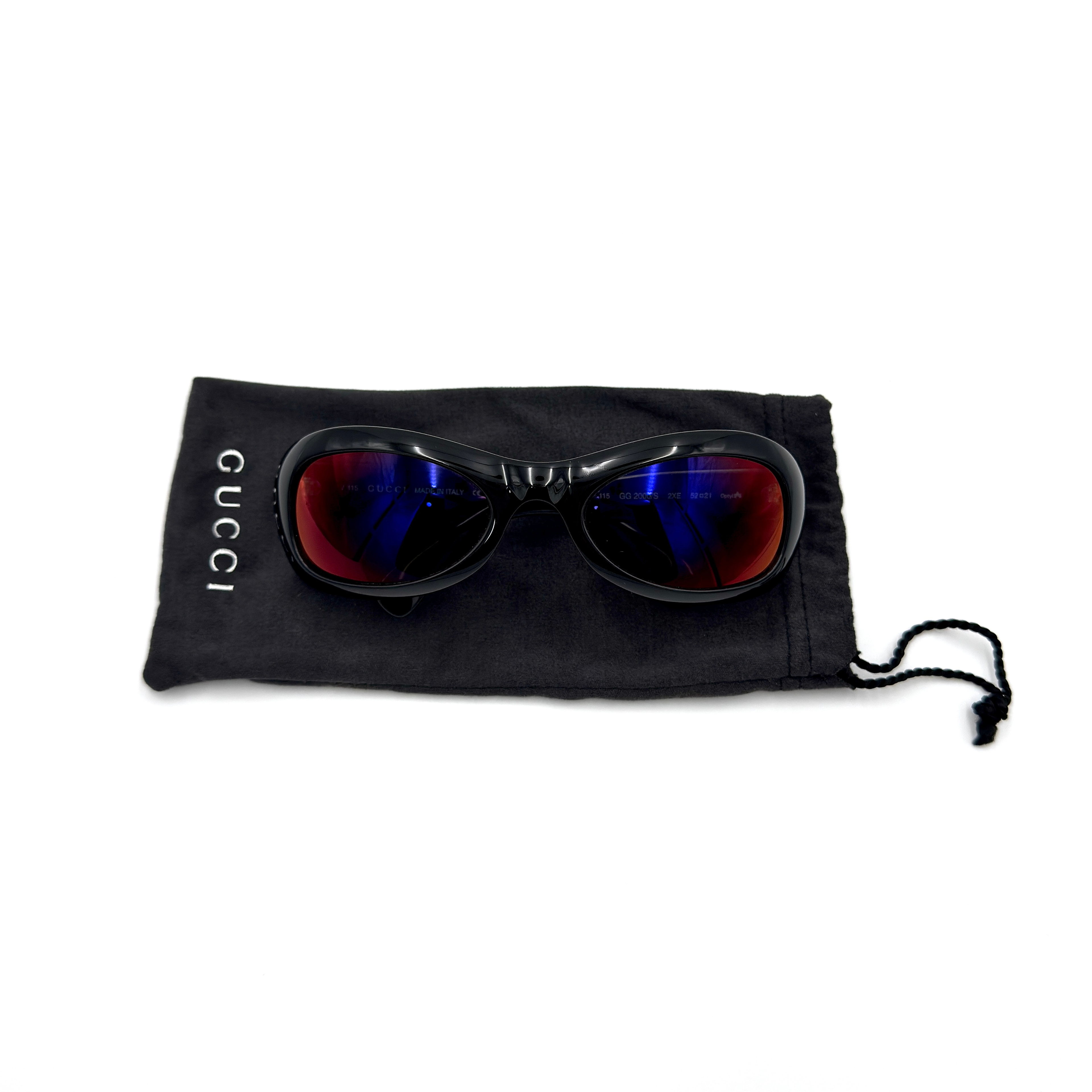 Gucci GG2000/S Oval Sunglasses Black