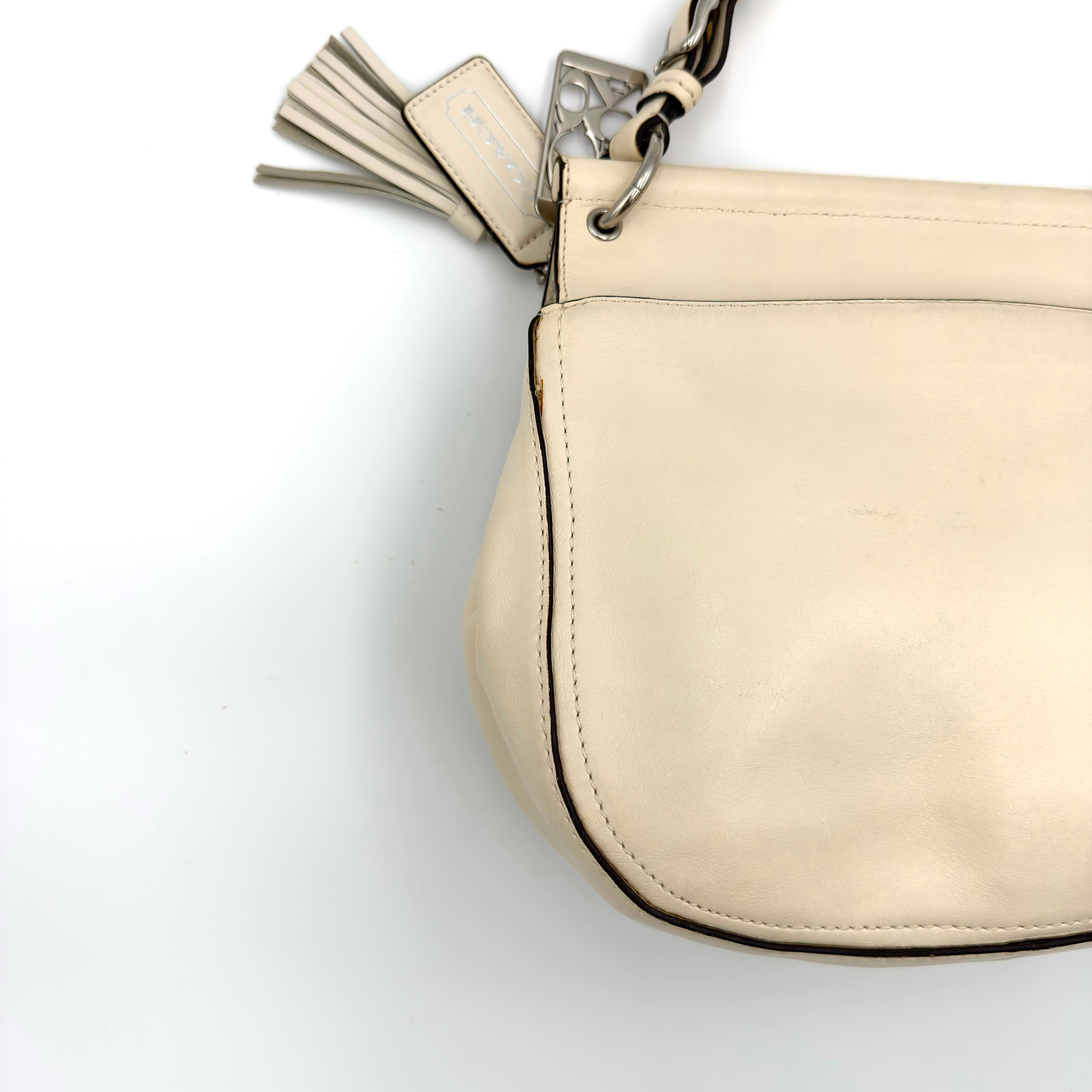 Coach 2Way Legacy Willis Shoulder Bag White
