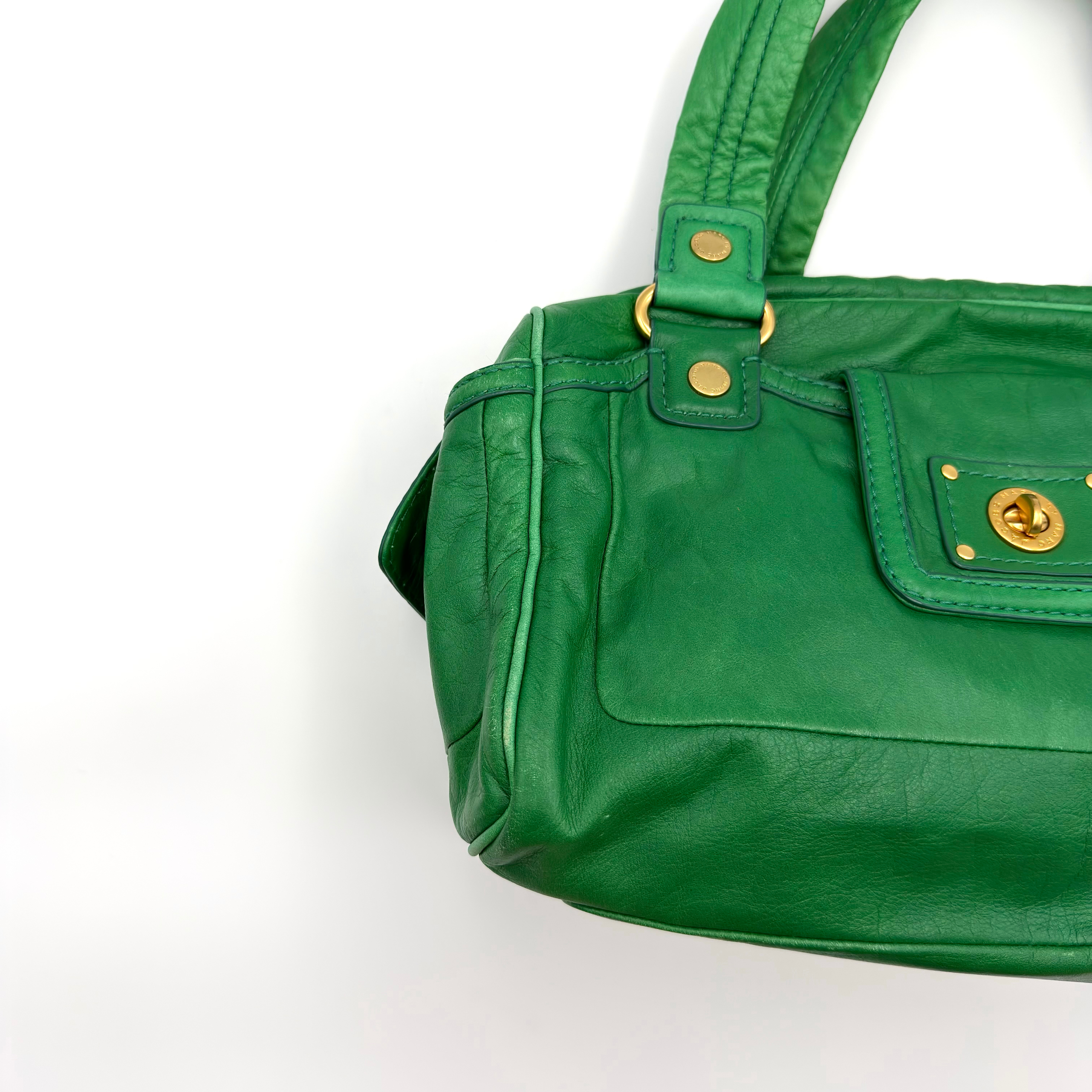 Marc Jacobs Turnlock Shoulder Bag Green