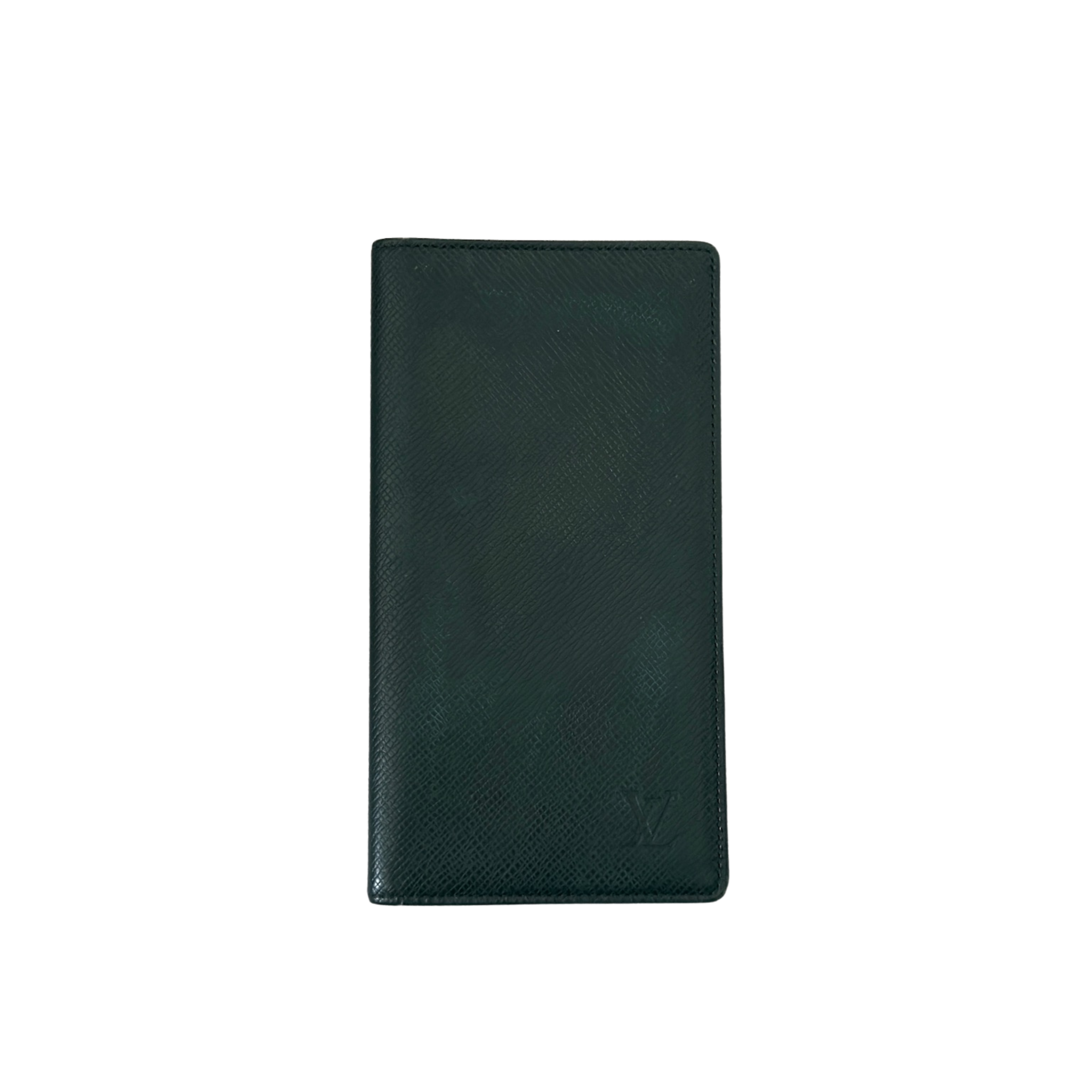 Louis Vuitton Taiga Porte-Valeurs Cartes Crédit Long Wallet Green