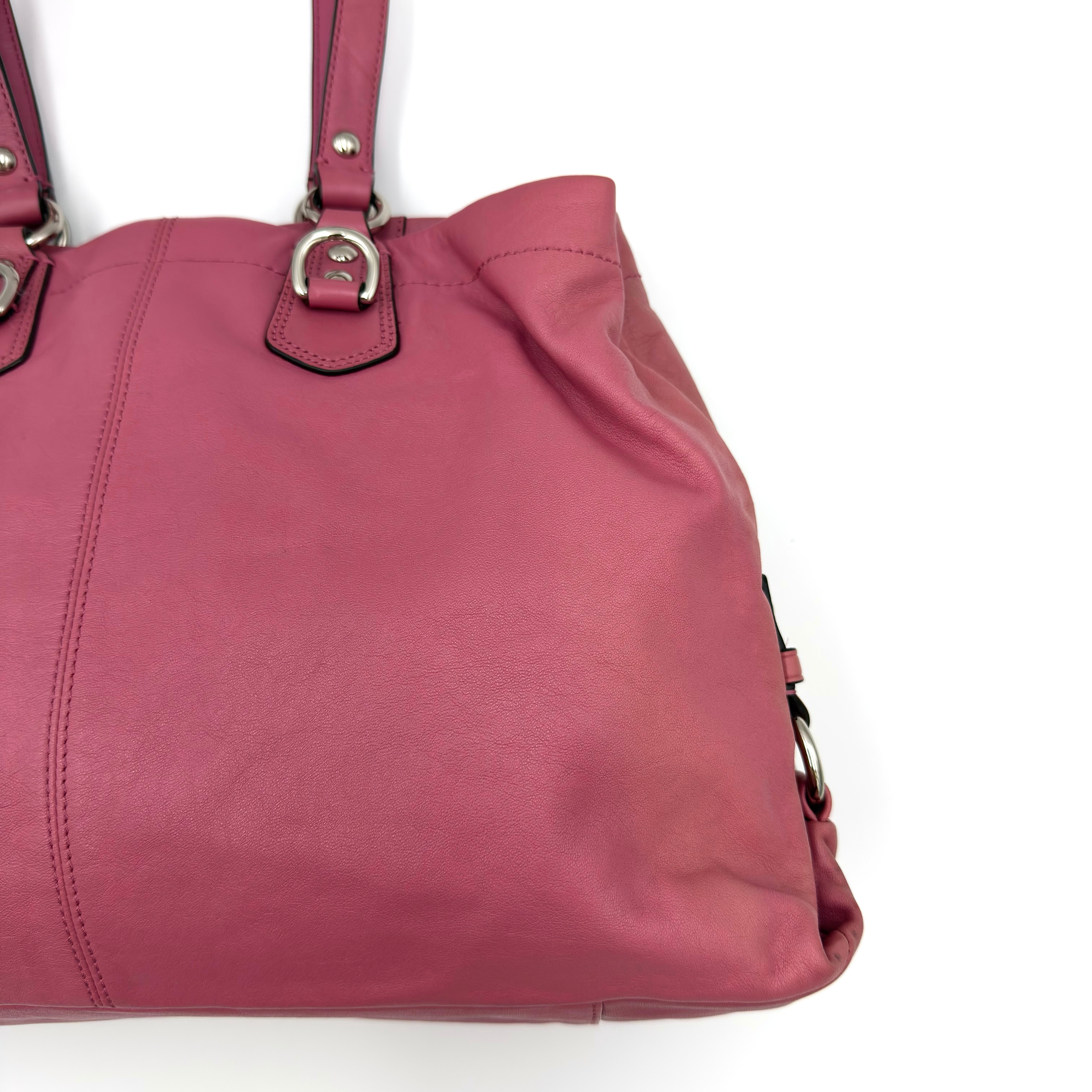 Coach 2Way Ashley Shoulder Bag Pink