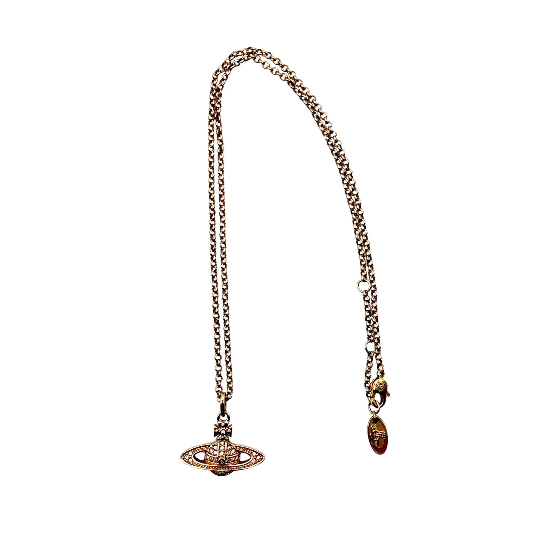 Vivienne Westwood Orb Necklace Rose Gold