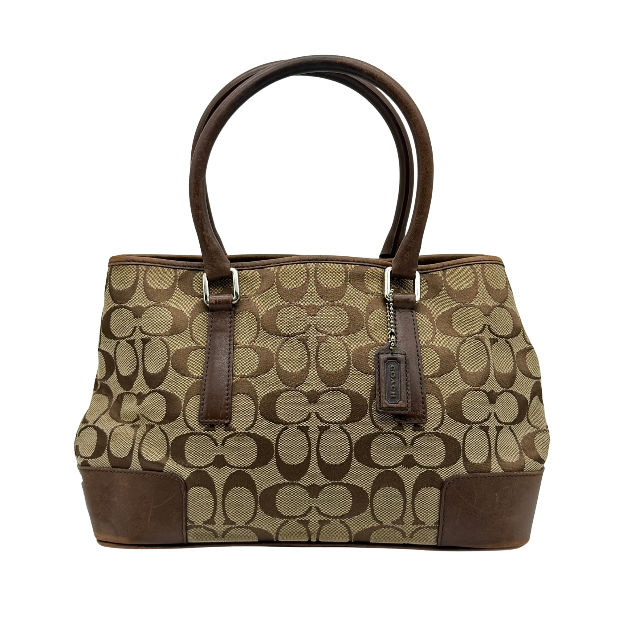 Coach Signature Canvas Handbag Brown/Beige