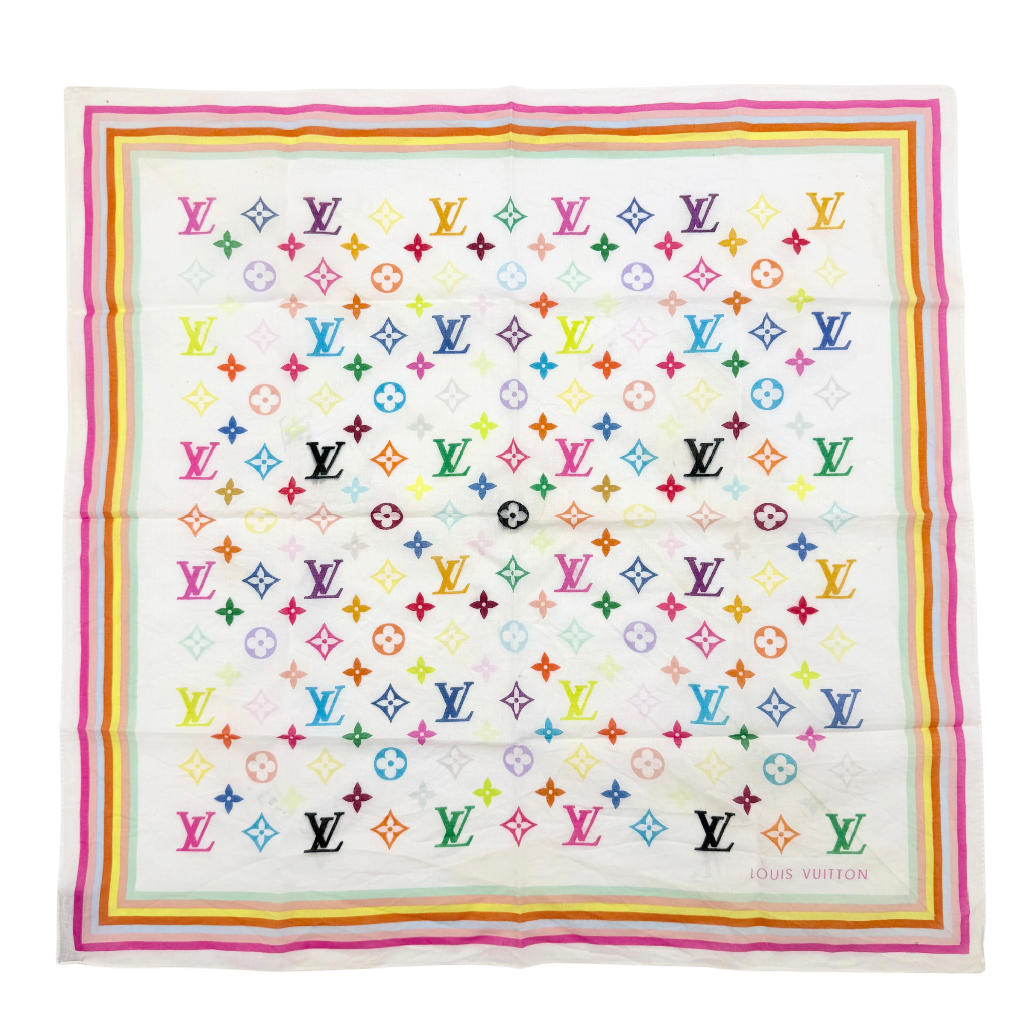 Louis Vuitton Murakami Monogram Scarf Multi