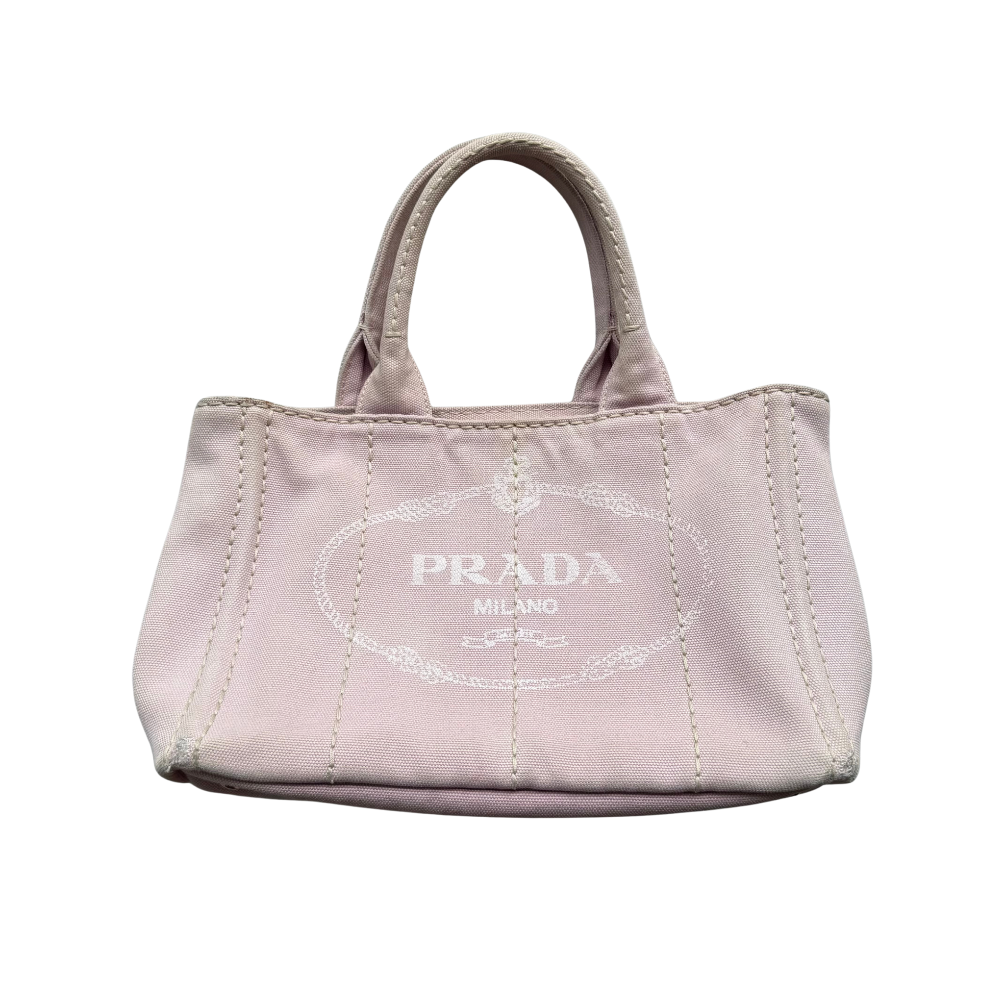 Prada Canapa Tote Bag Light Pink