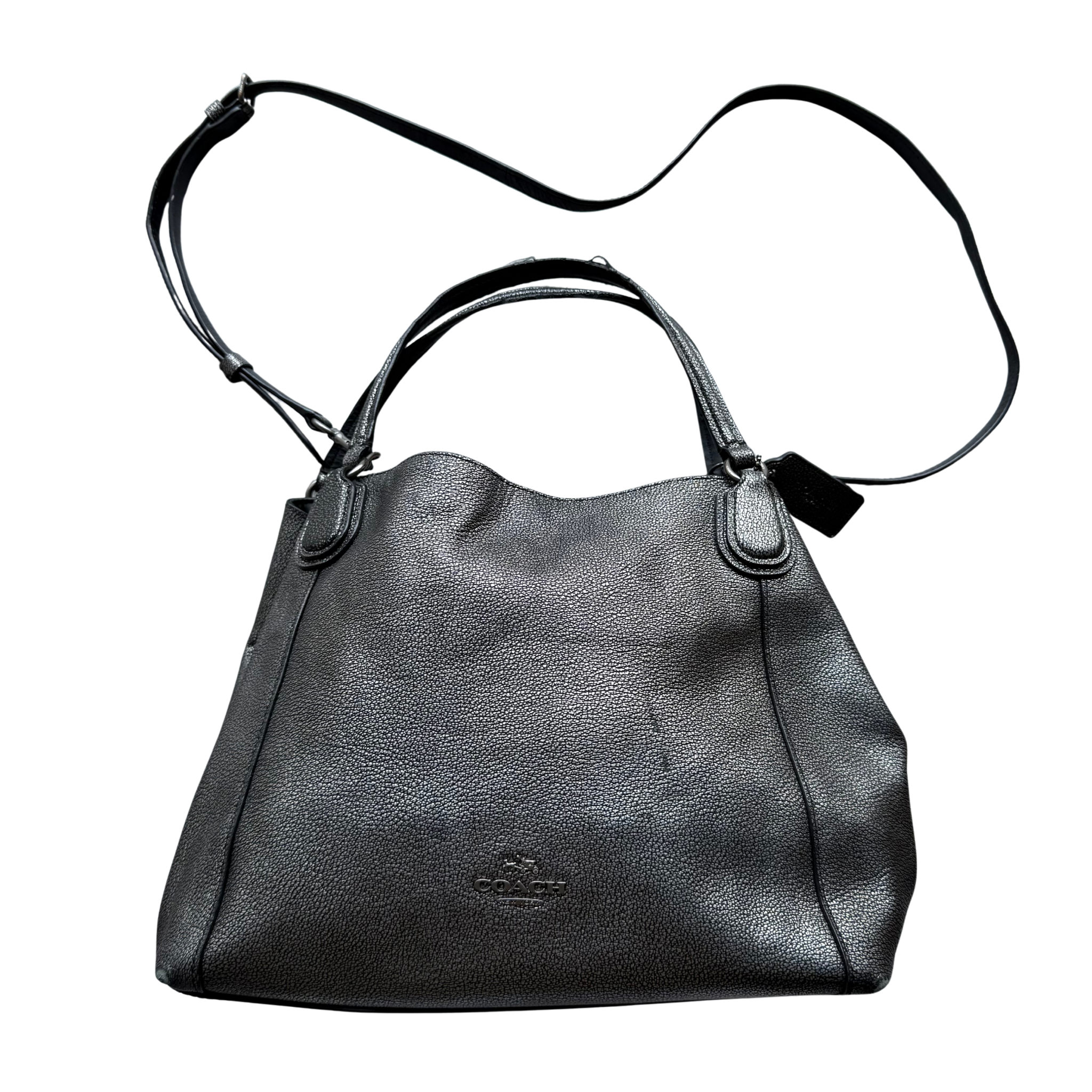 Coach 2Way Edie Shoulder Bag Black