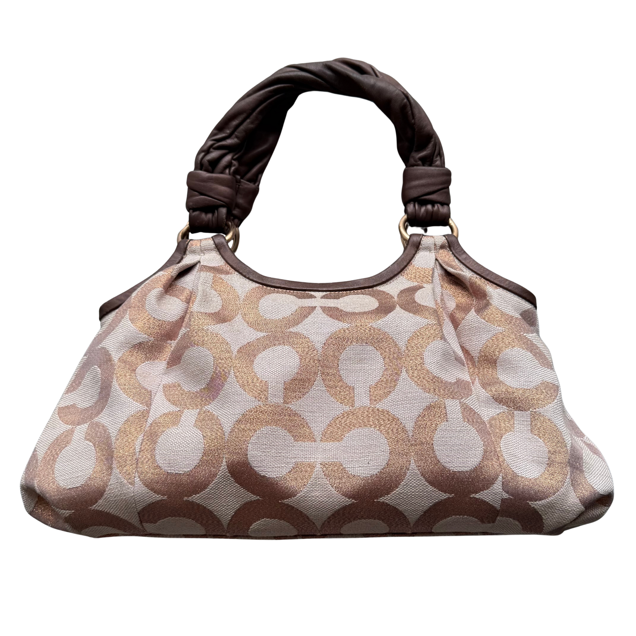 Coach Parker Op Art ShoulderBag Brown/Beige