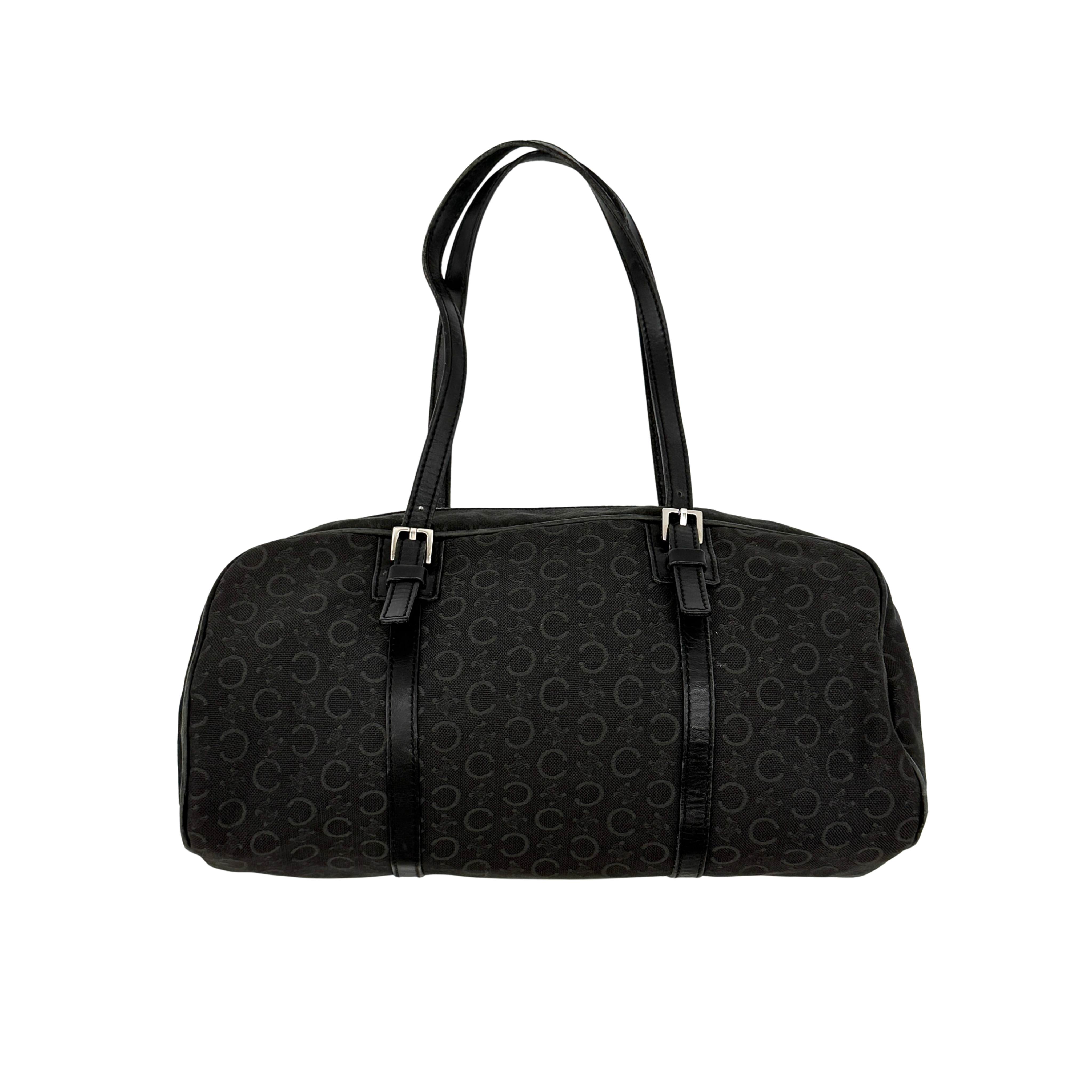 Celine C Macadam Shoulder Bag Black