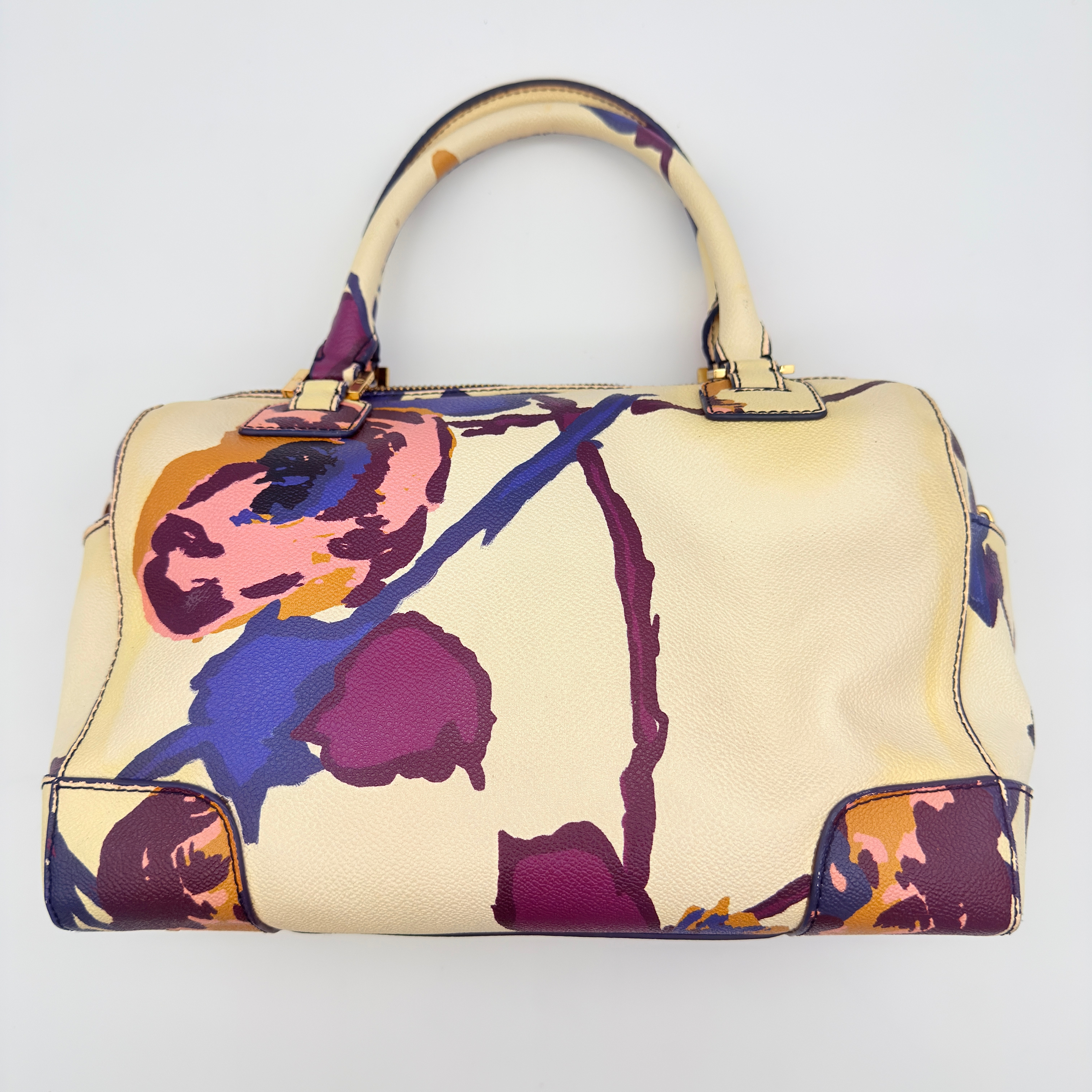 Tory Burch 2Way Robinson Middy Satchel Handbag Multi