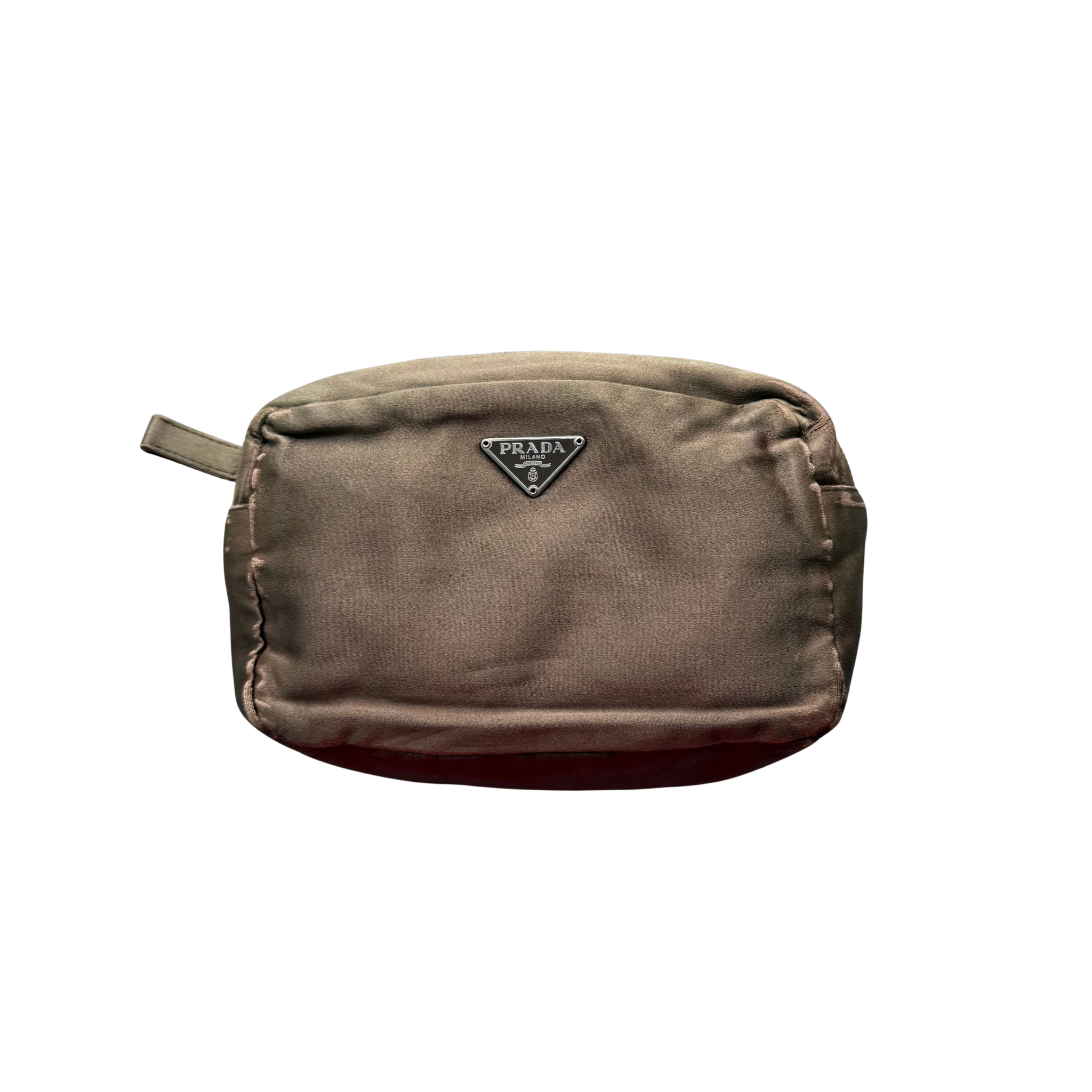 Prada Tessuto Pouch Brown