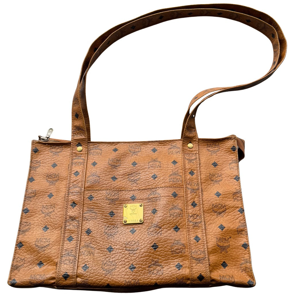 MCM Aren Visetos School Tote Bag