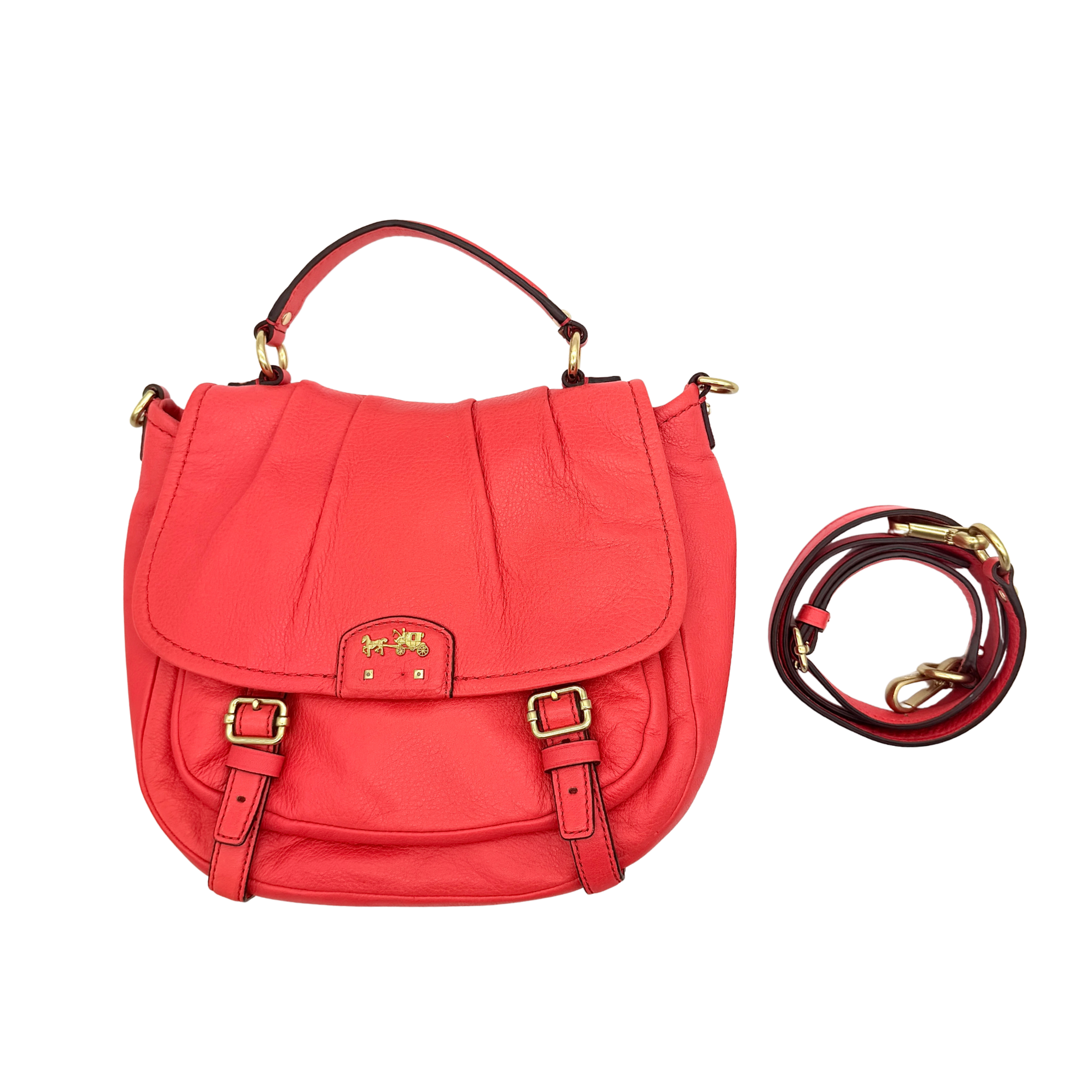 Coach 2Way Madison Anabelle Handbag Red
