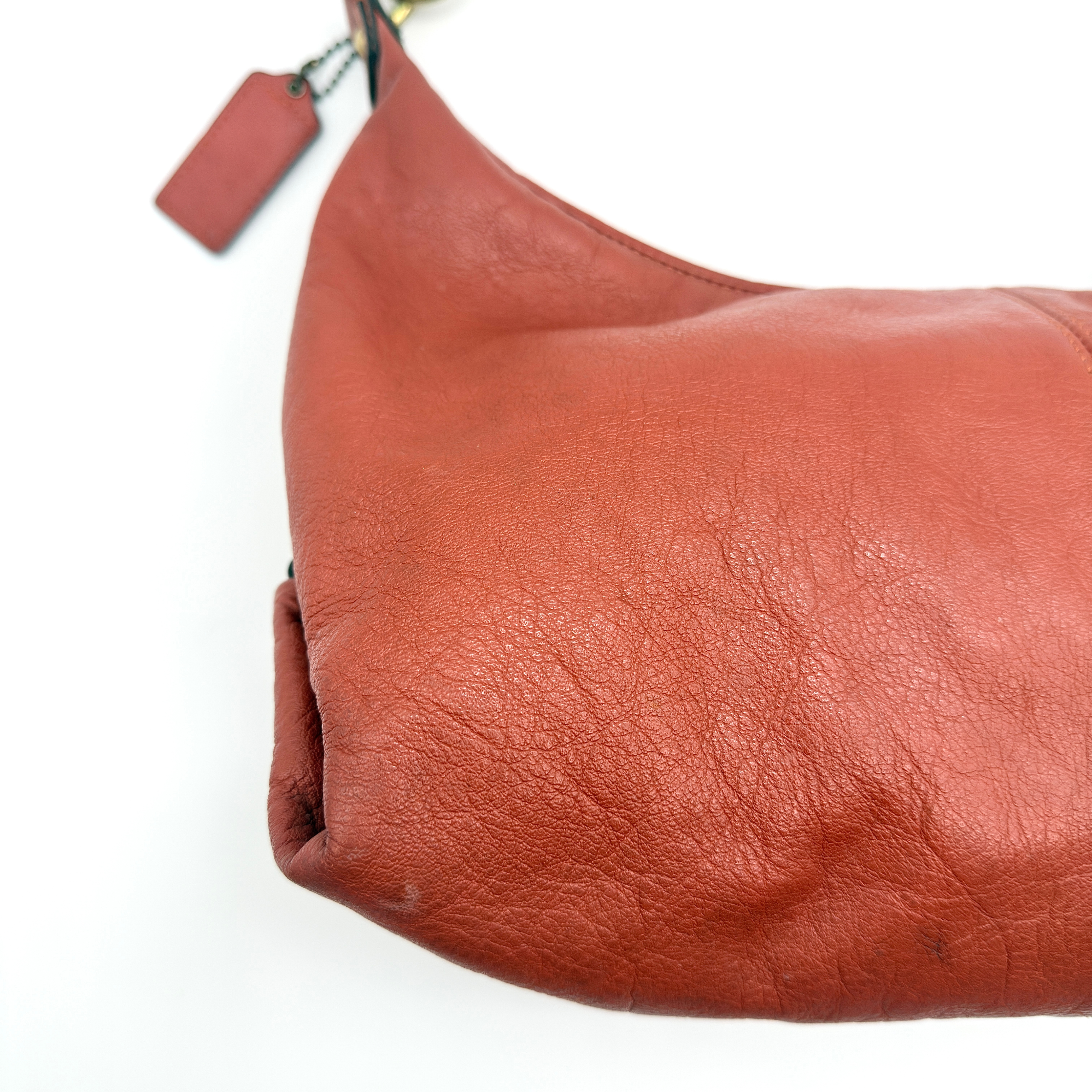 Coach Ashley Hobo Shoulder Bag Burnt Orange