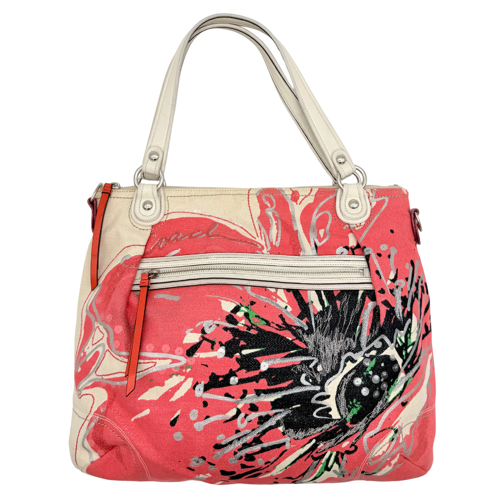 Coach Poppy Glam Floral Shoulder Bag Multicolor
