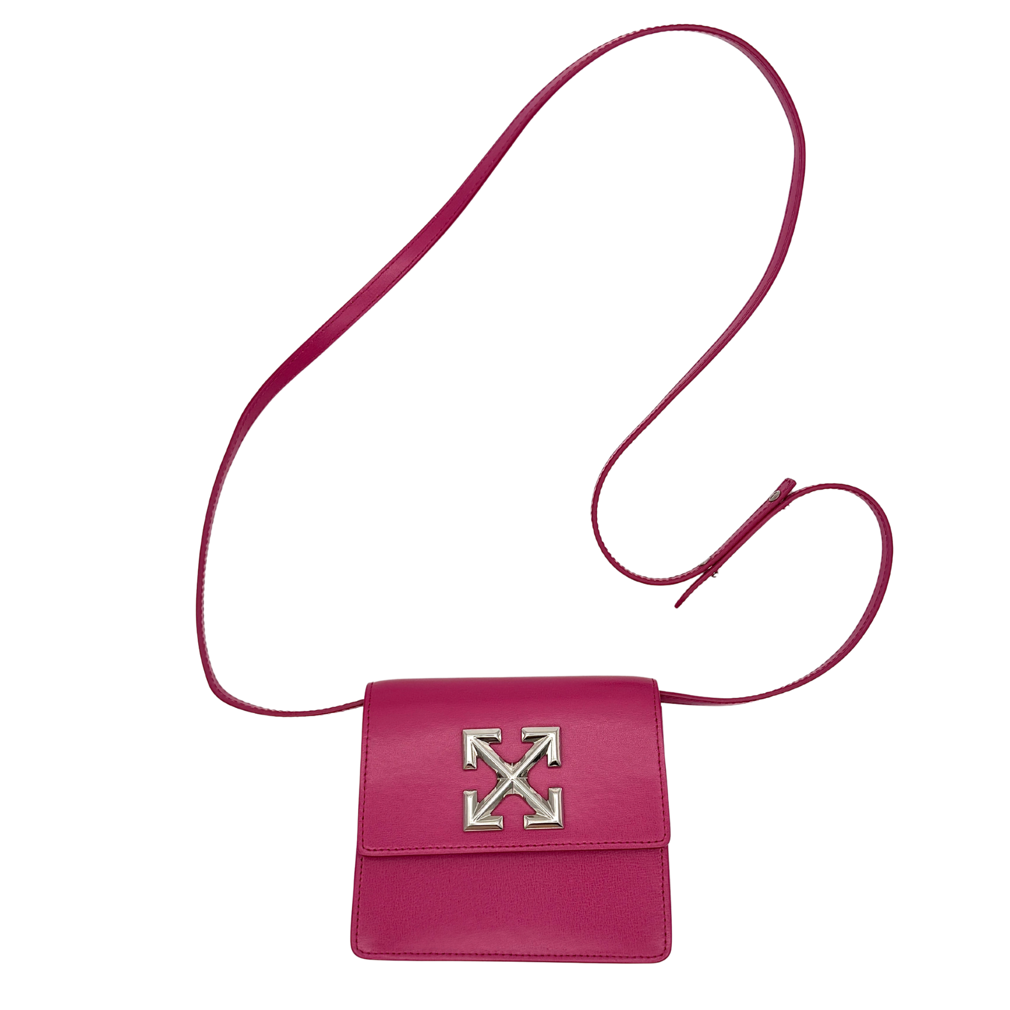 Off-White Jitney 0.7 Crossbody Bag Pink