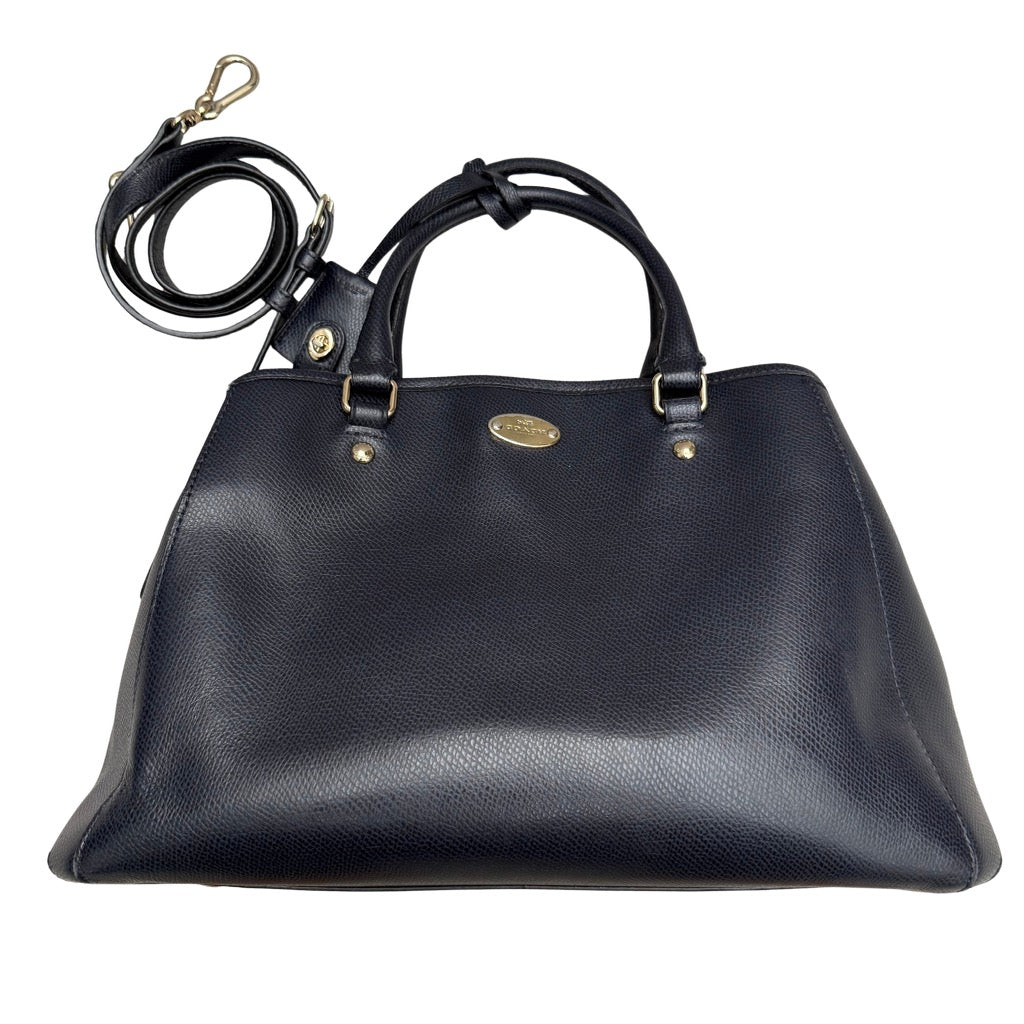 Coach Margot Carryall HandBag Navy Blue