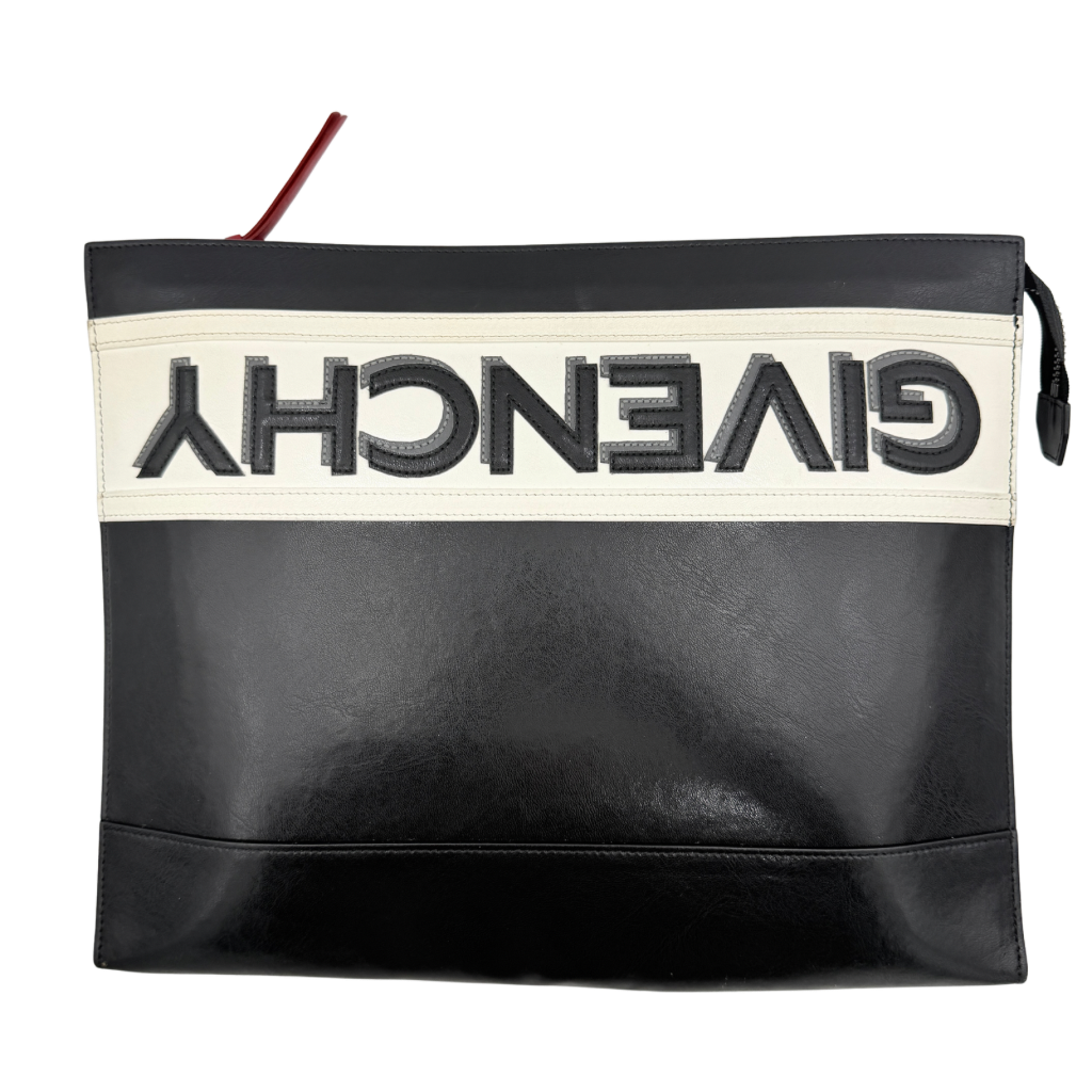 Givenchy Logo Clutch Bag Black