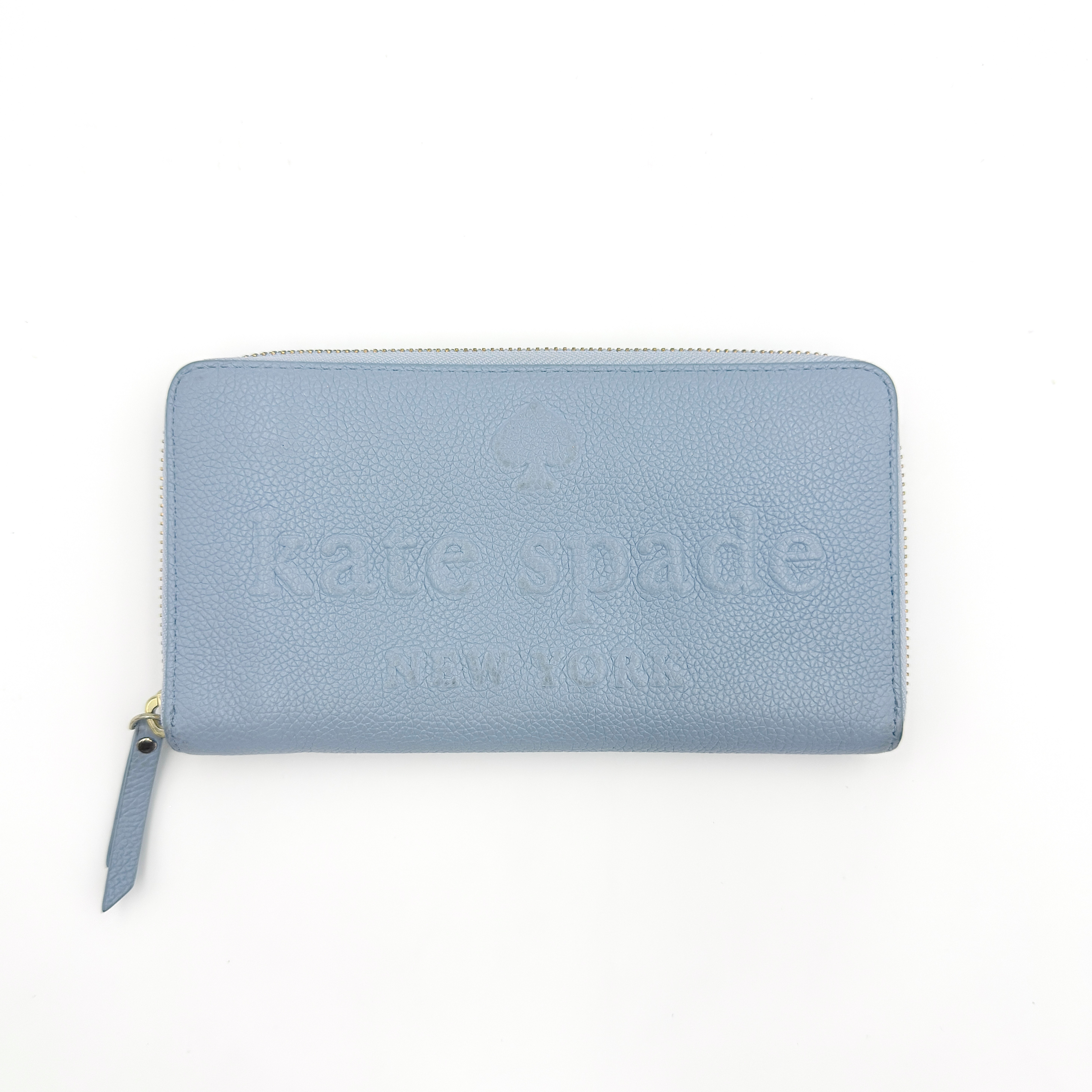 Kate Spade New York Zip-Around Continental Wallet Light Blue