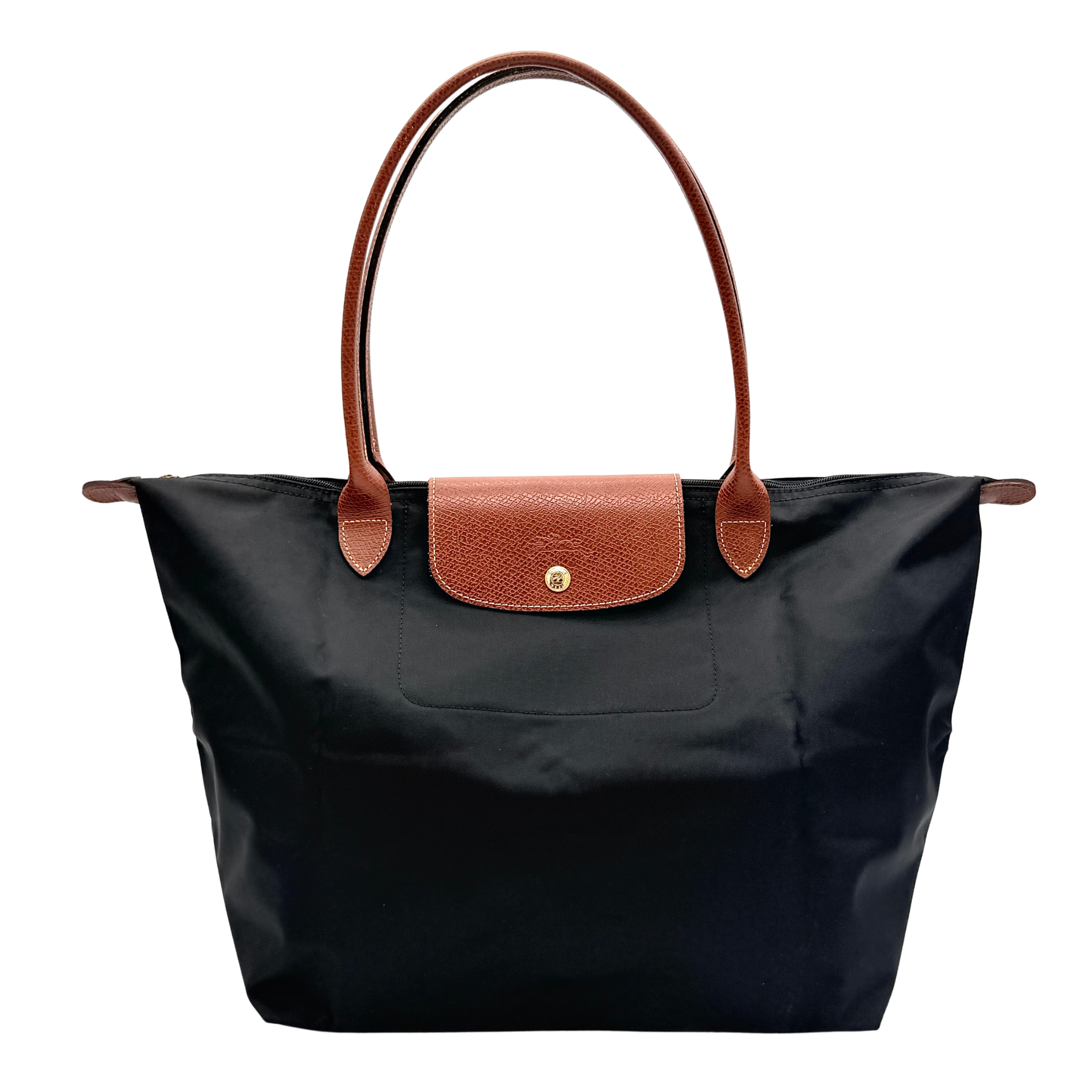 Longchamp Le Pliage Original Tote Bag Black/Brown