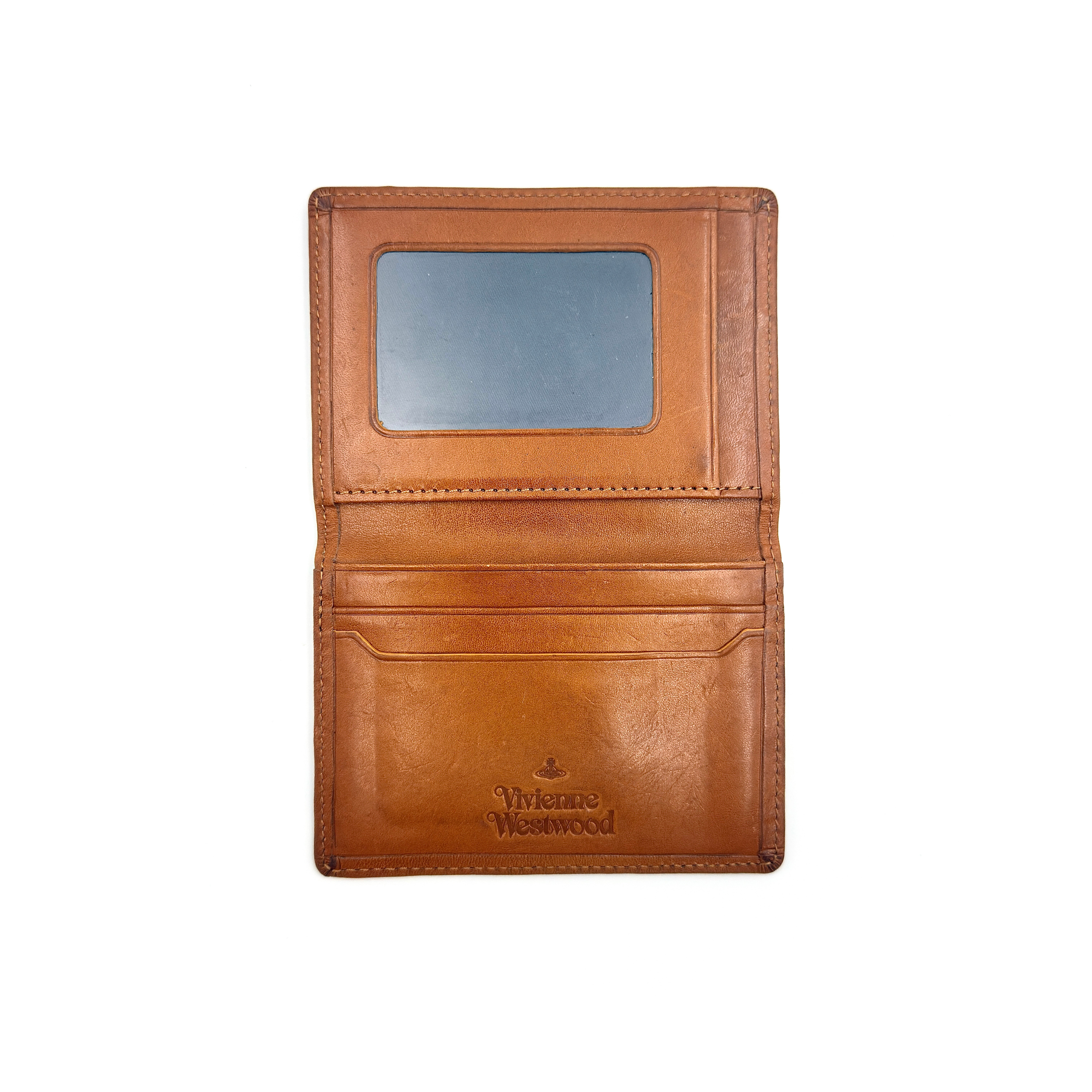 Vivienne Westwood Envelope Card Case Brown