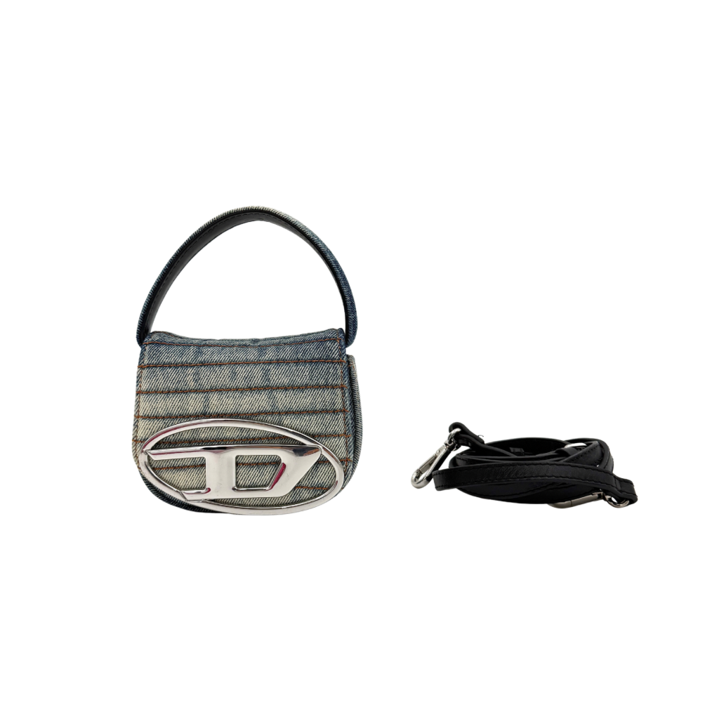 Diesel 2Way 1DR-XS Mini Bag Washed Denim