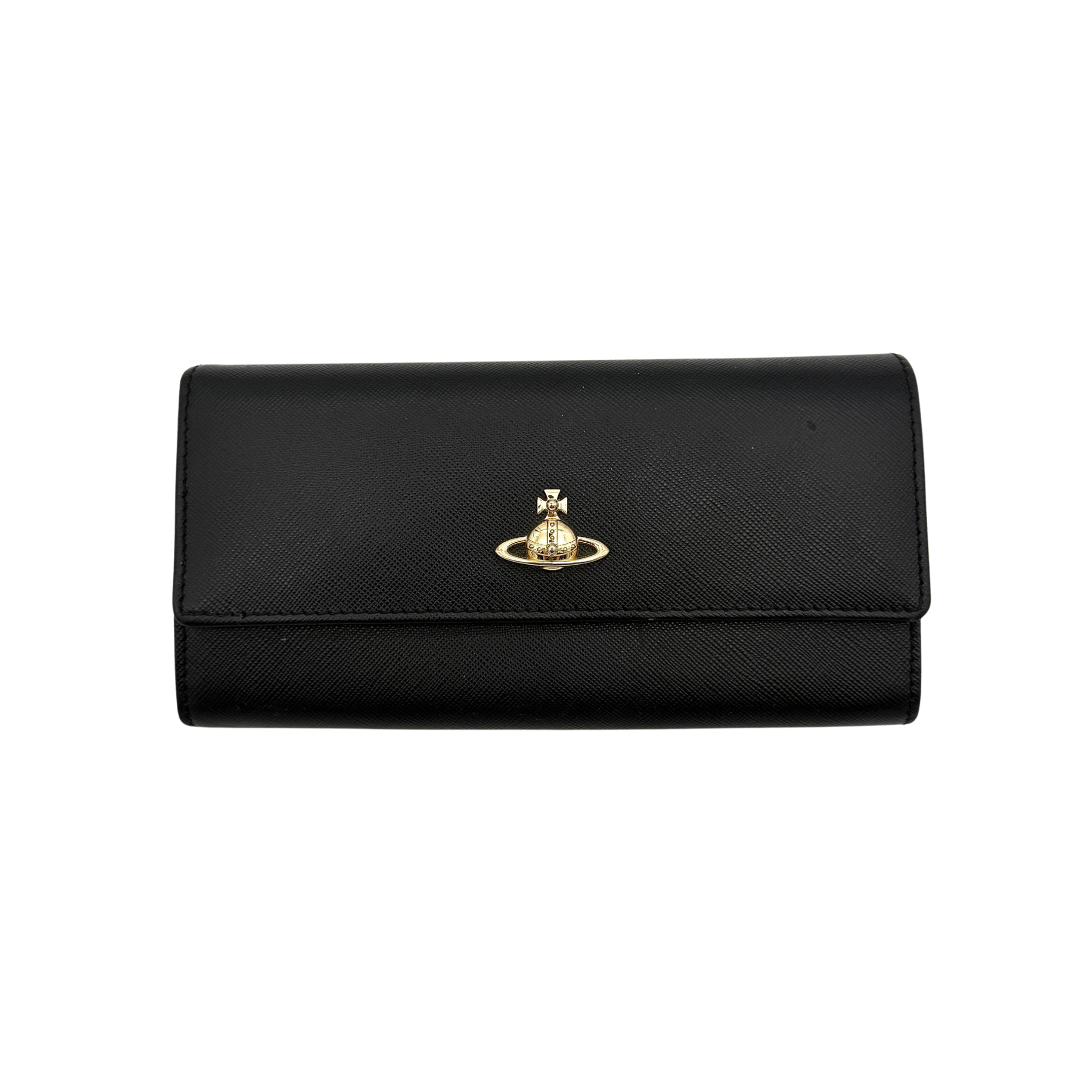 Vivienne Westwood Orb Long Wallet Black/Gold