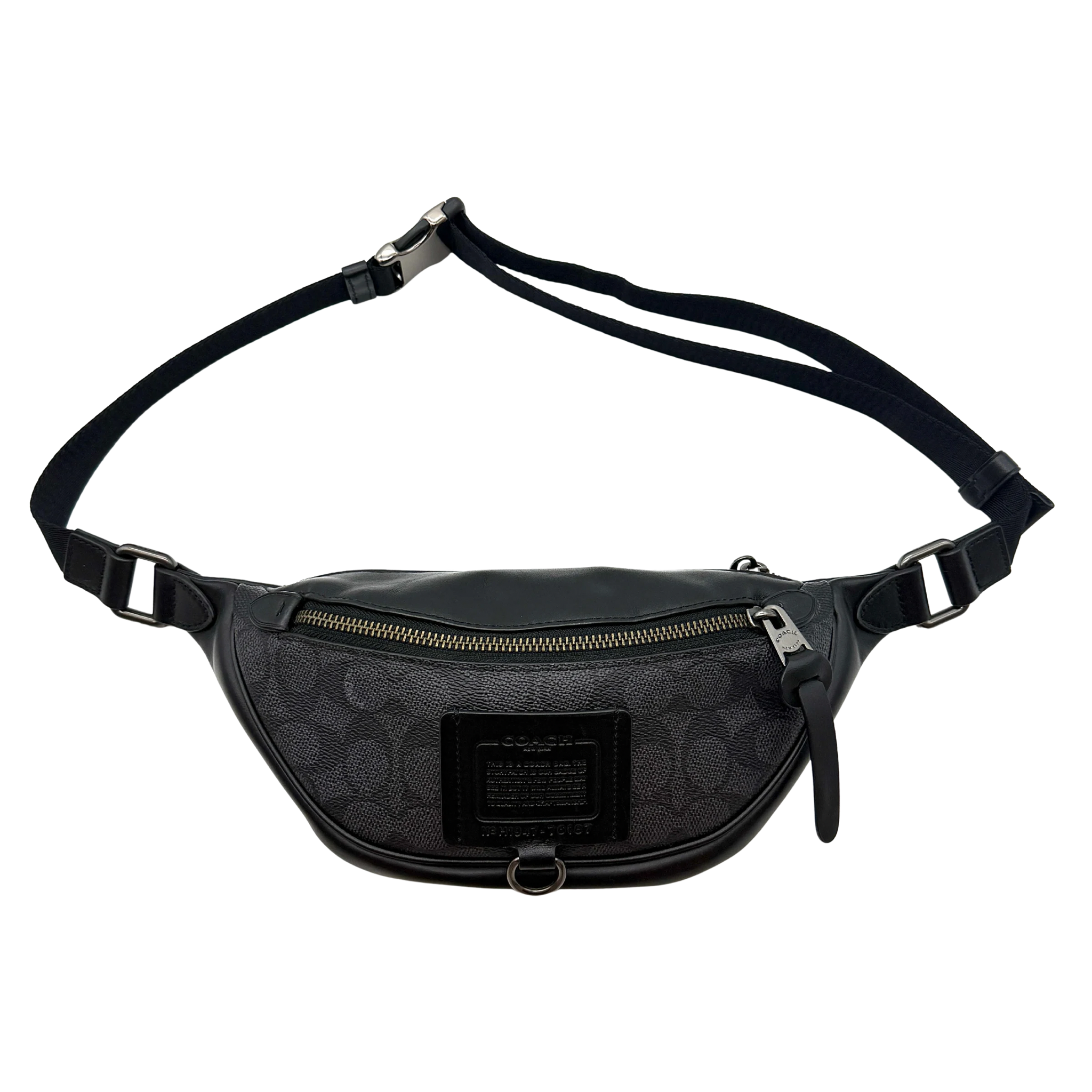 Coach Signature Rivington Belt Bag Black