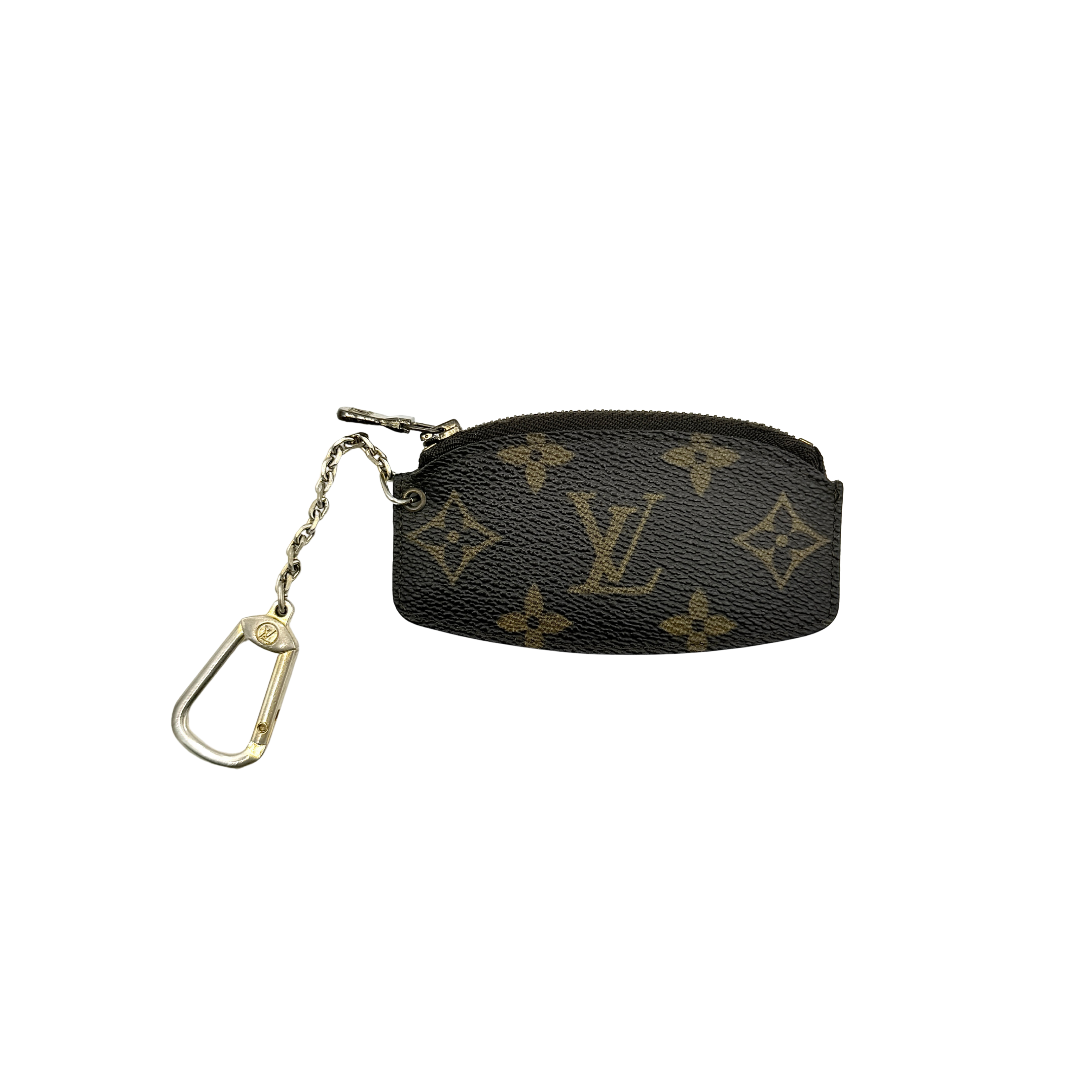 Louis Vuitton Monogram Cles Coin Case Brown