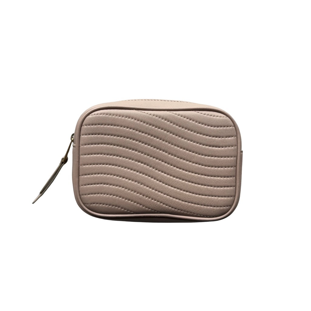 Furla Nude Leather Zip Pouch