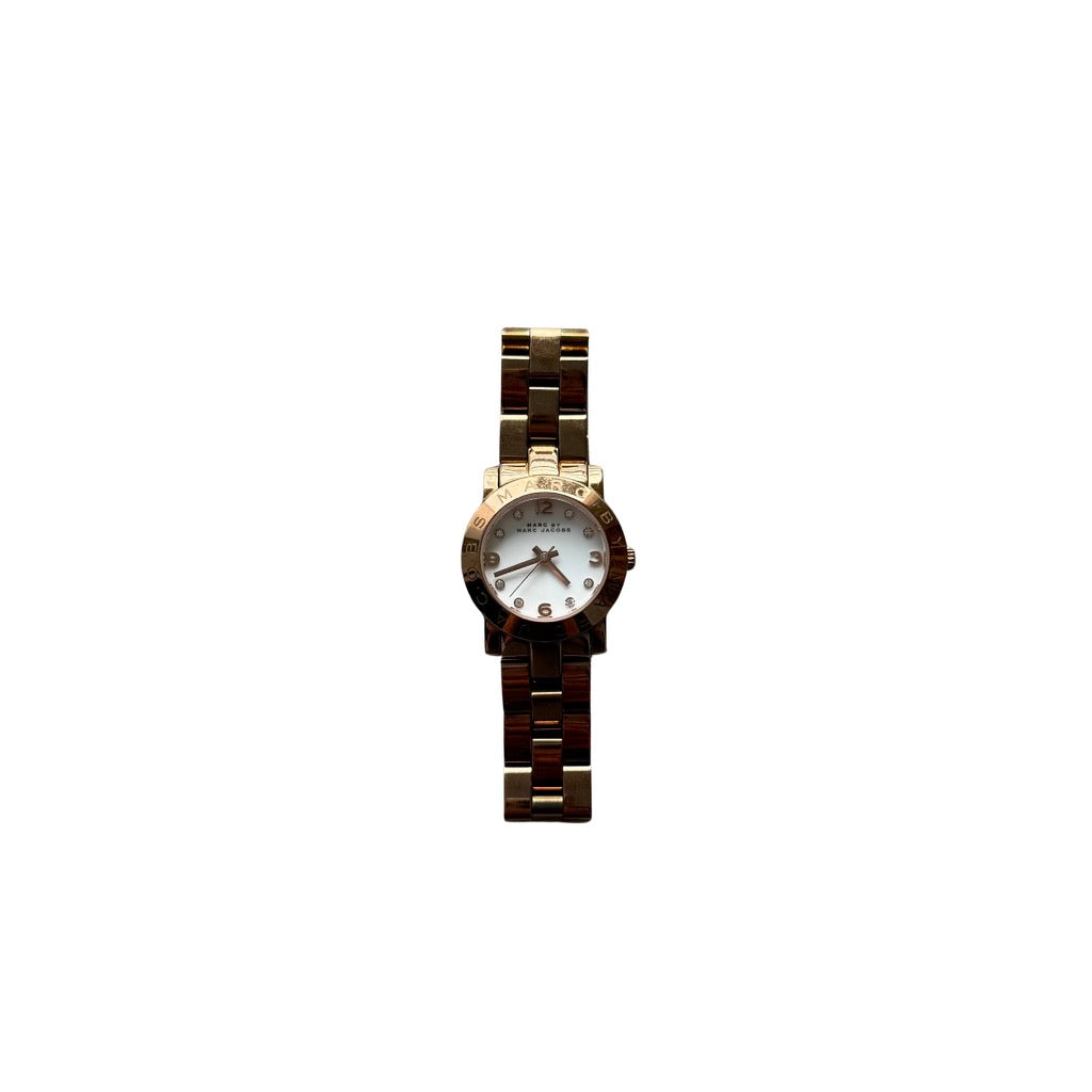 Marc Jacobs Mini Amy White Dial Rose Gold Watch