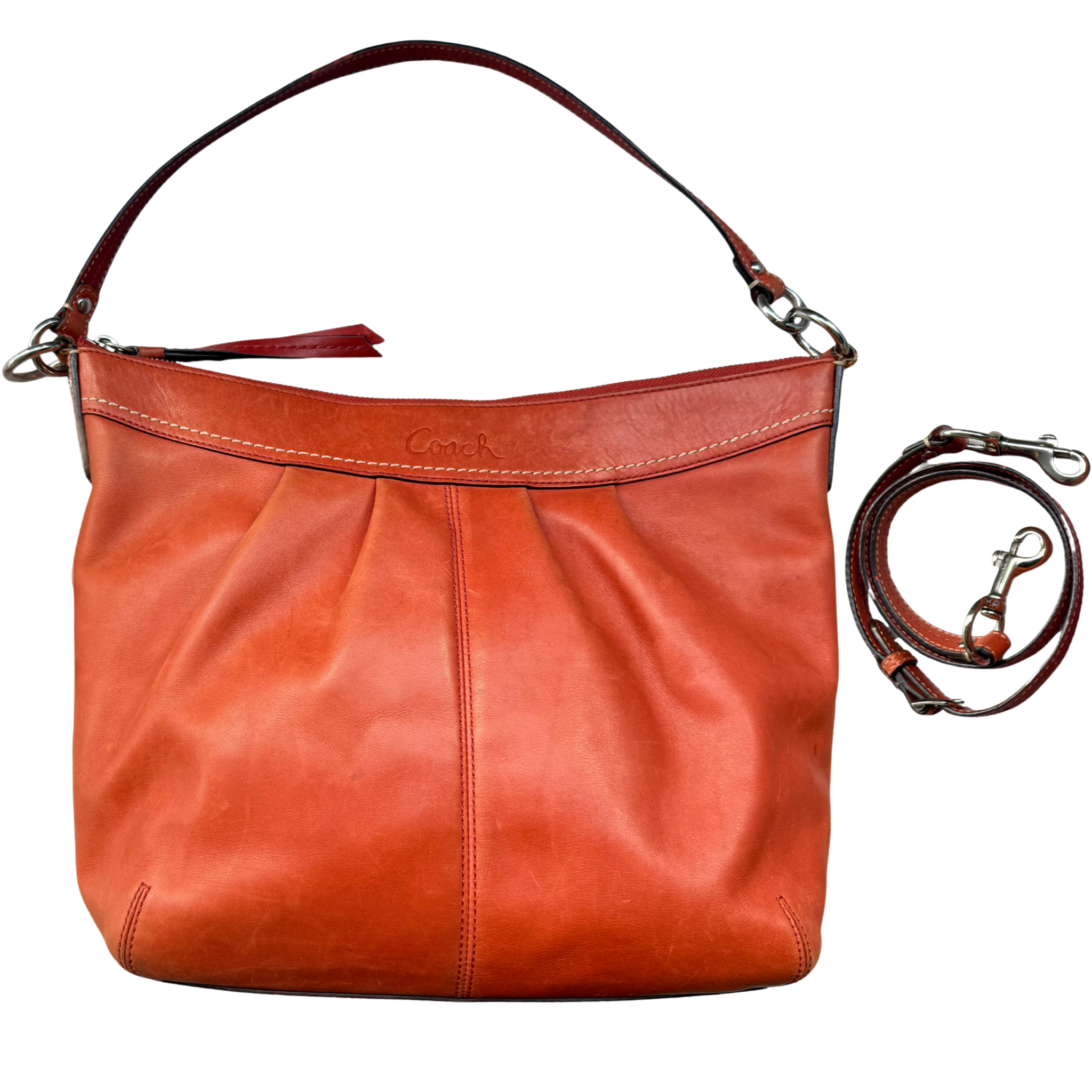 Coach Y2K 2Way Ashley Hobo Shoulder Bag Burnt Orange