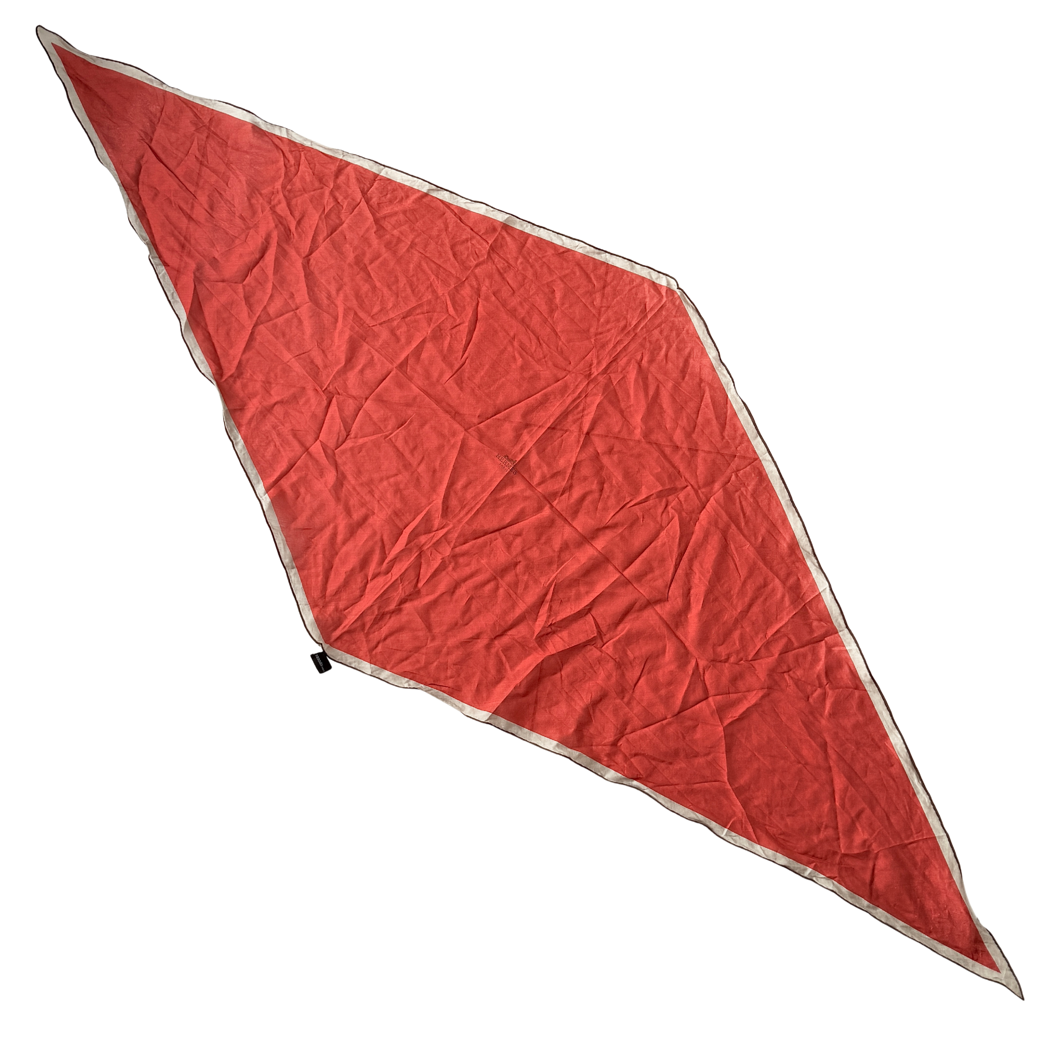 Hermès Losange Silk Scarf Orange