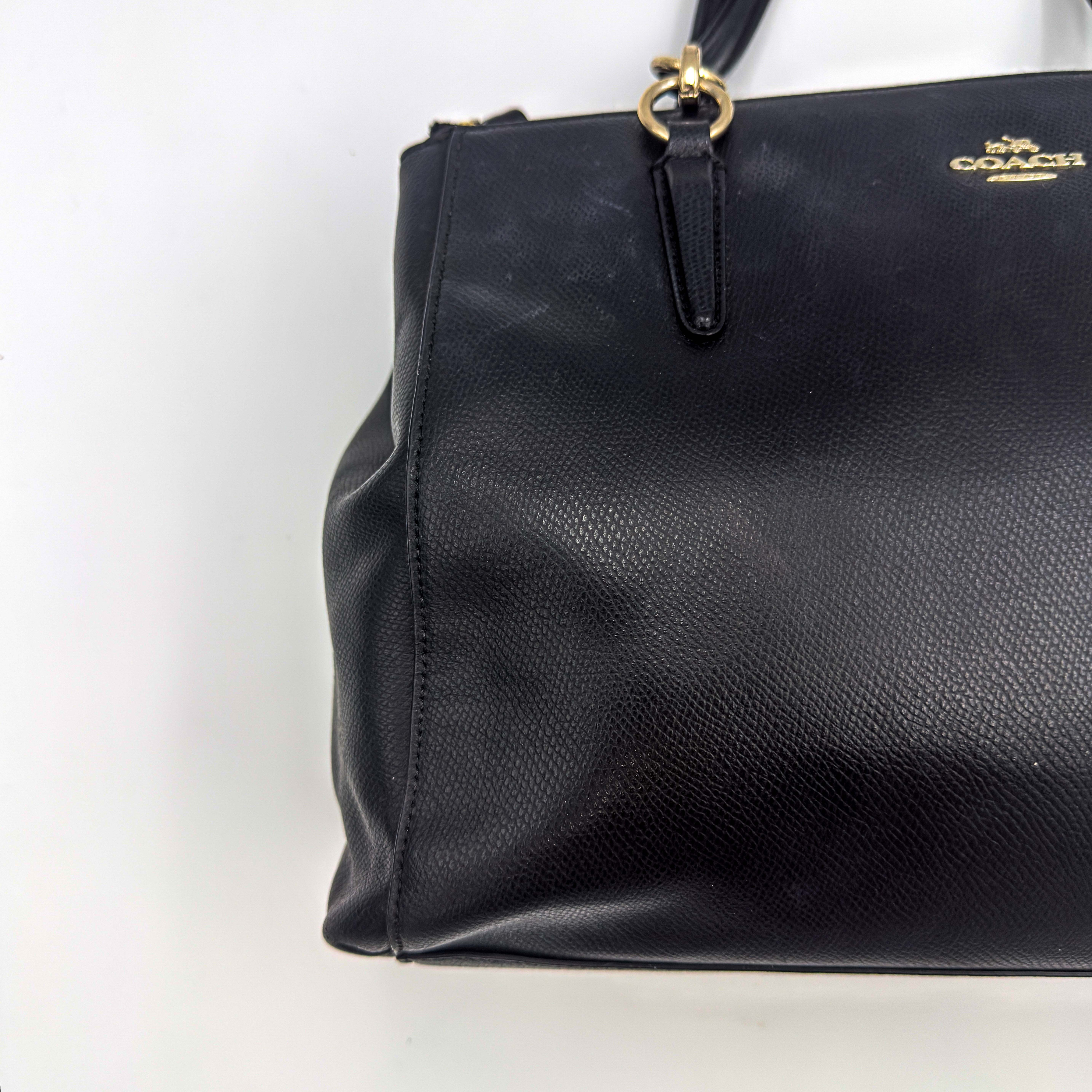 Coach 2Way Christie Carryall Handbag Black