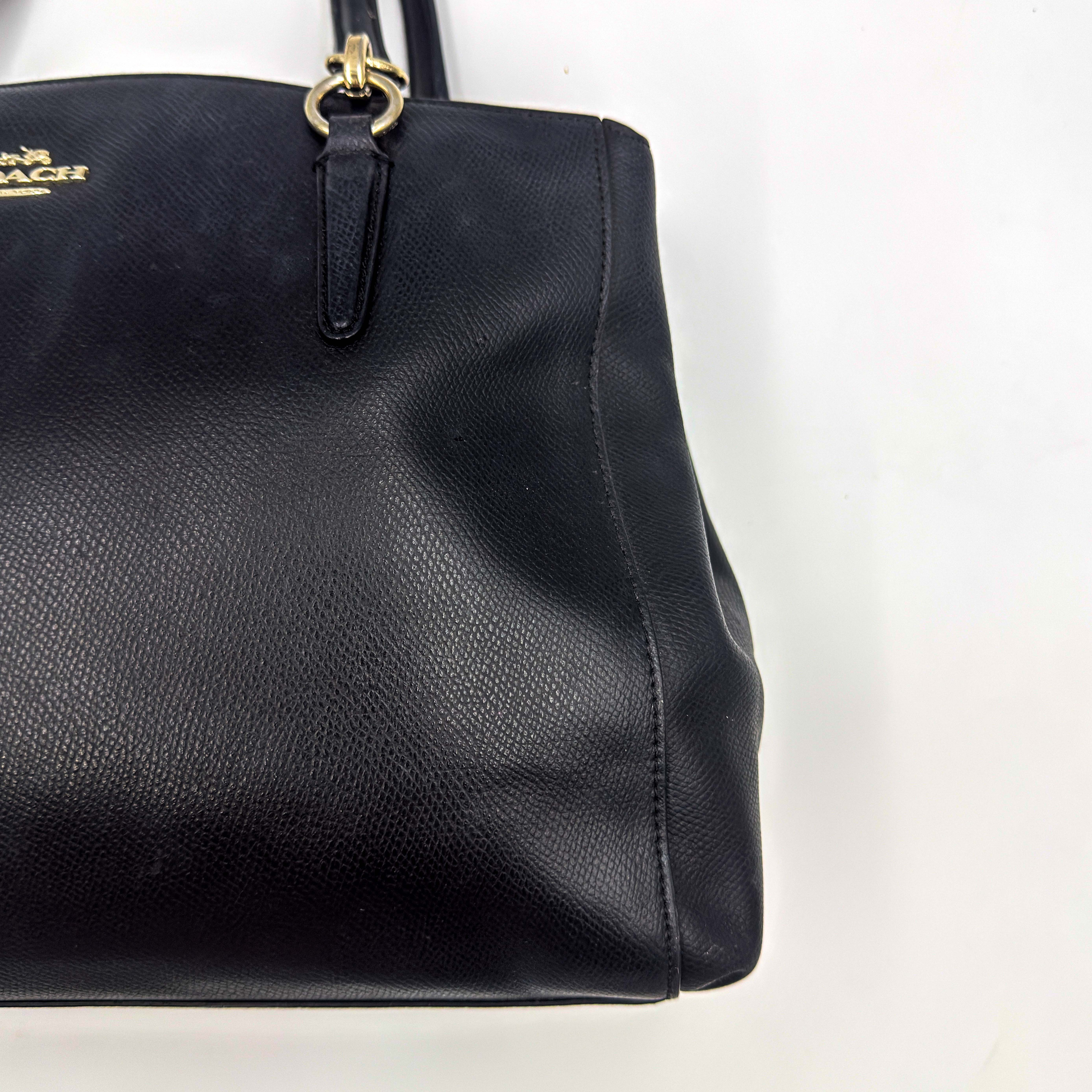 Coach 2Way Christie Carryall Handbag Black