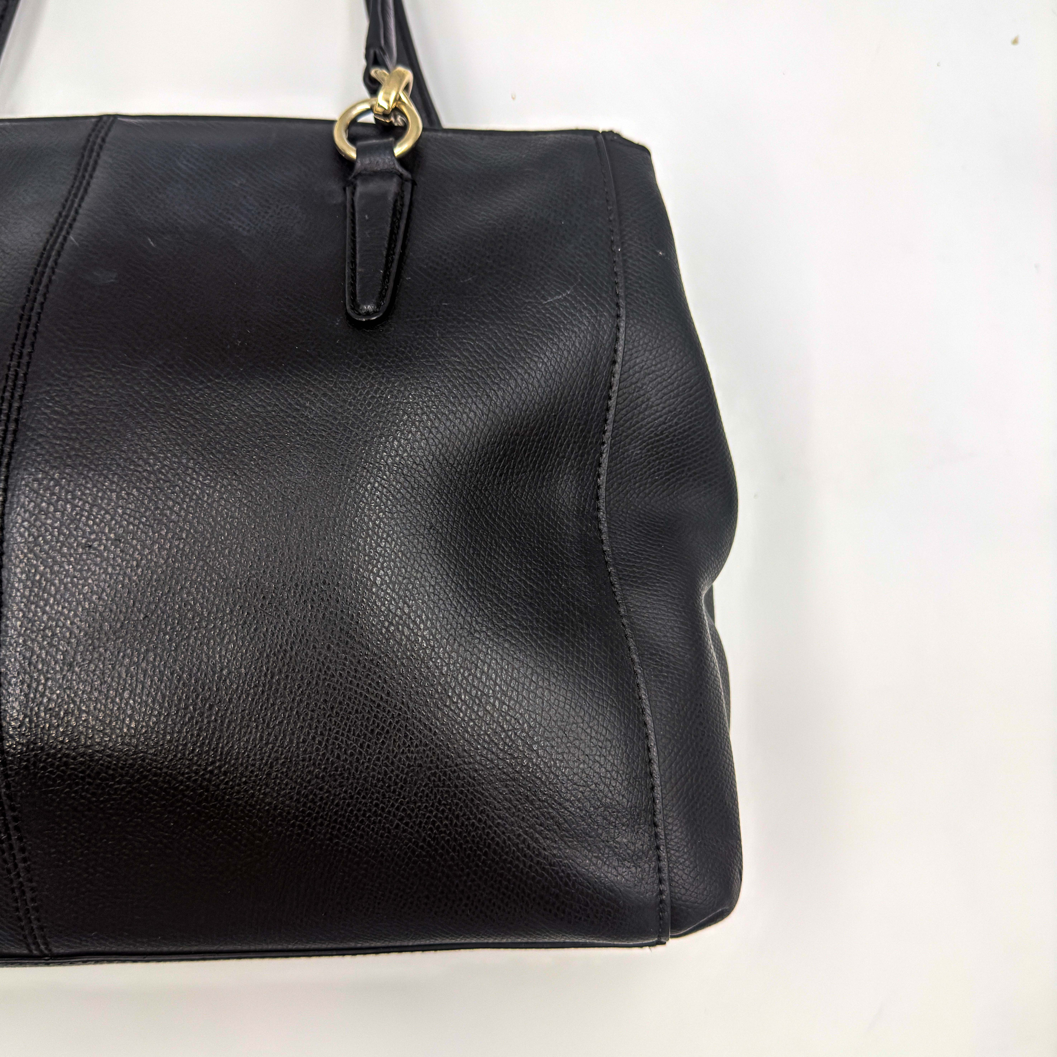 Coach 2Way Christie Carryall Handbag Black
