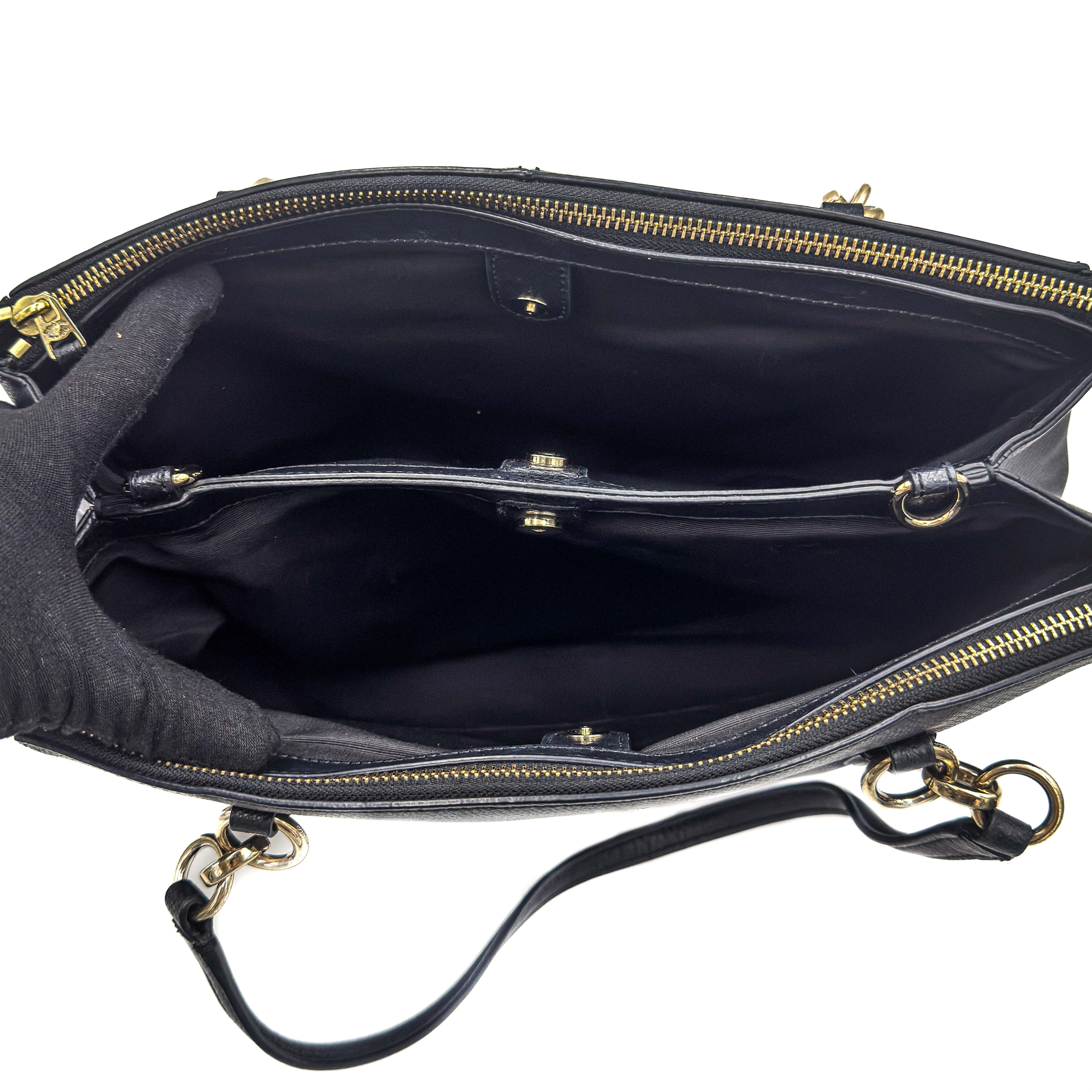 Coach 2Way Christie Carryall Handbag Black