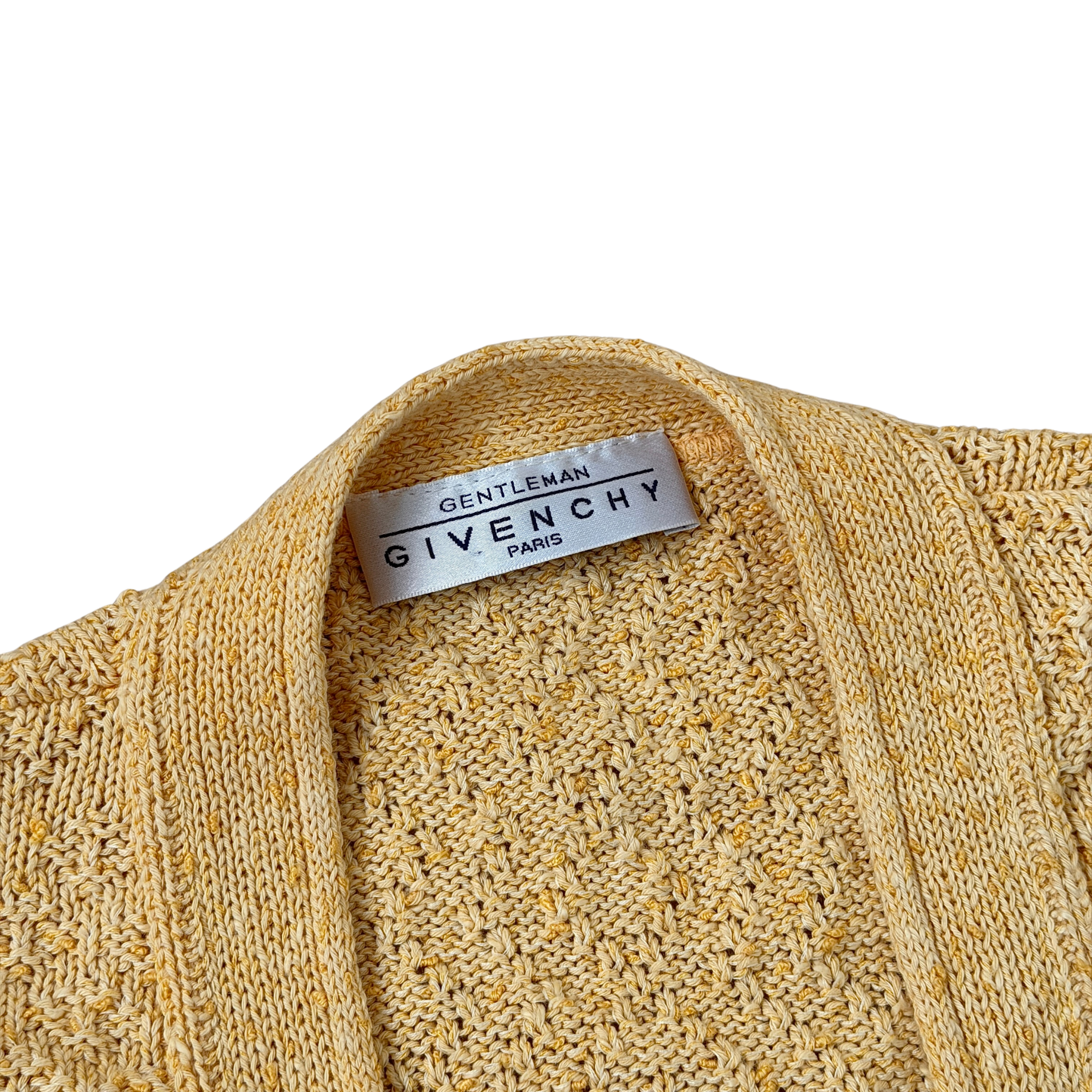 (M) Givenchy Knit Sweater Vest Yellow