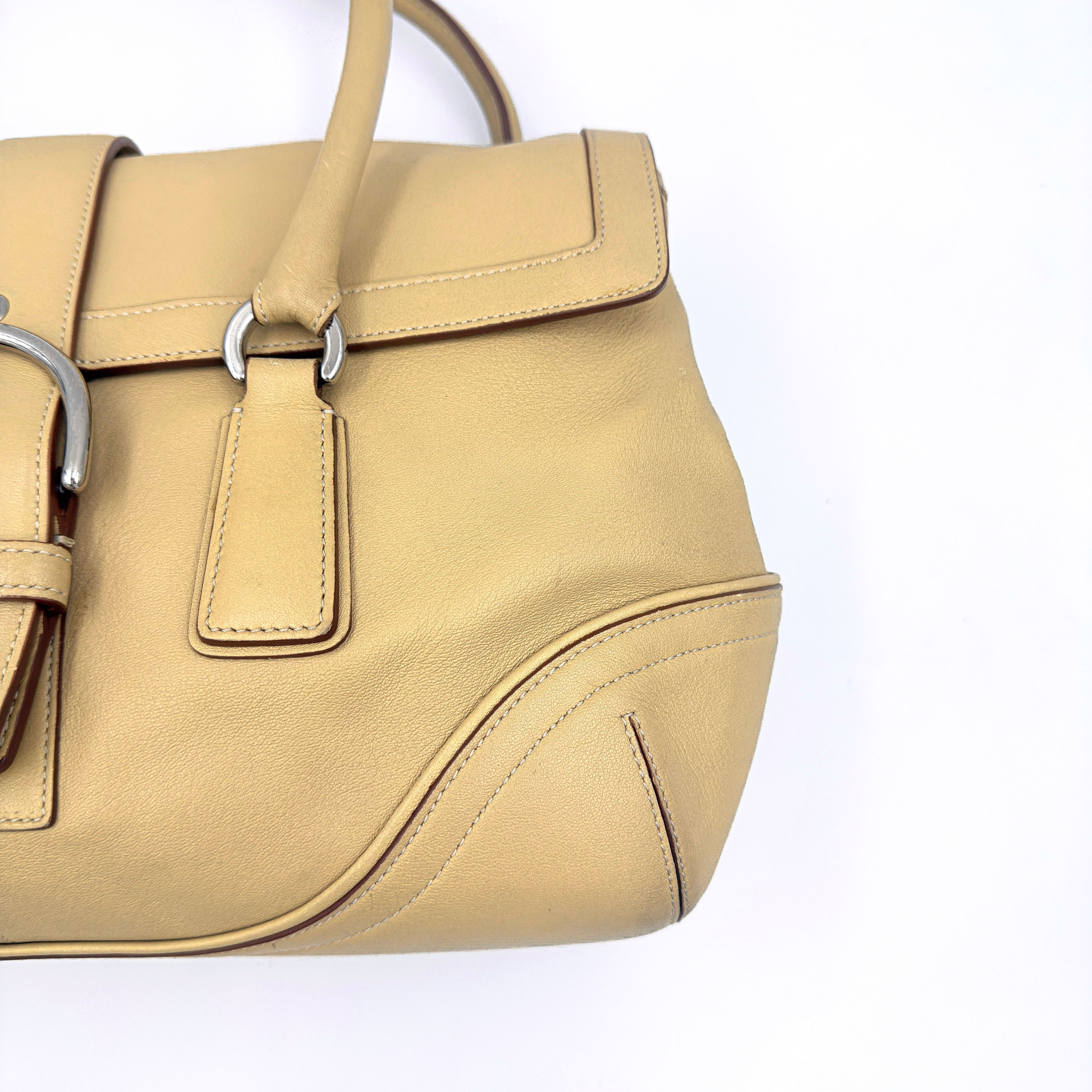 Coach Y2K Signature Soho Shoulder Bag Light Tan