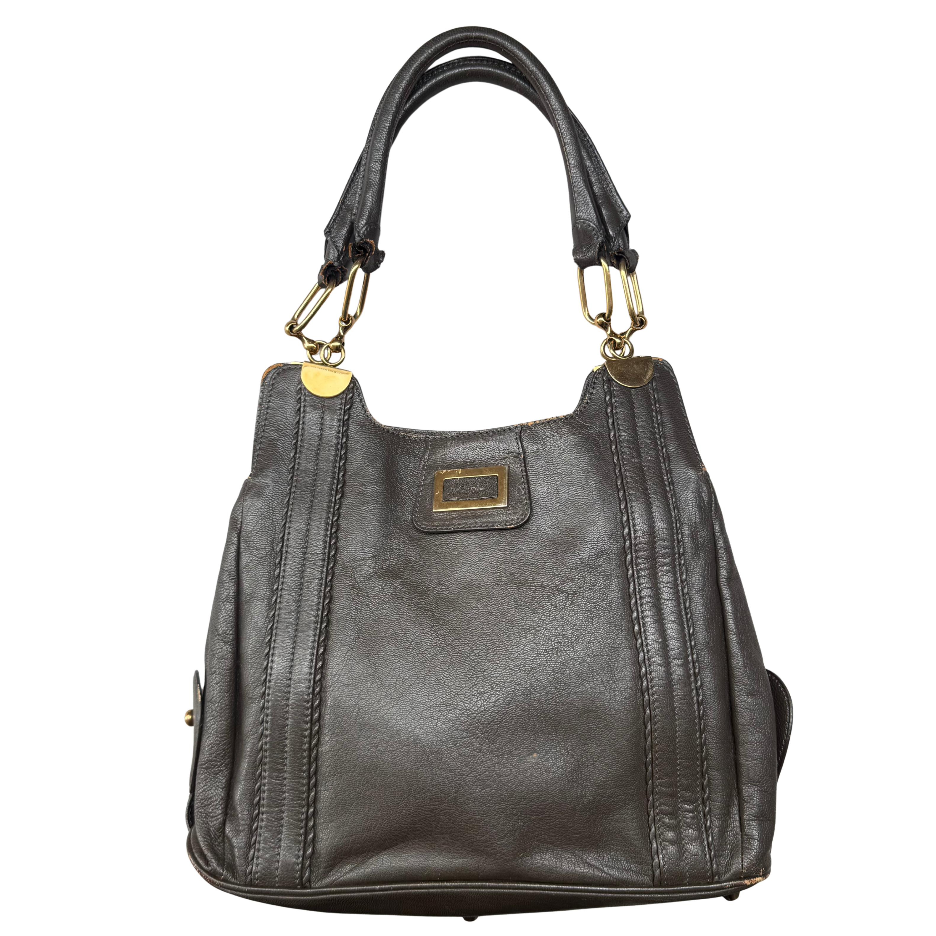 Chloe Irene Leather ShoulderBag Brown