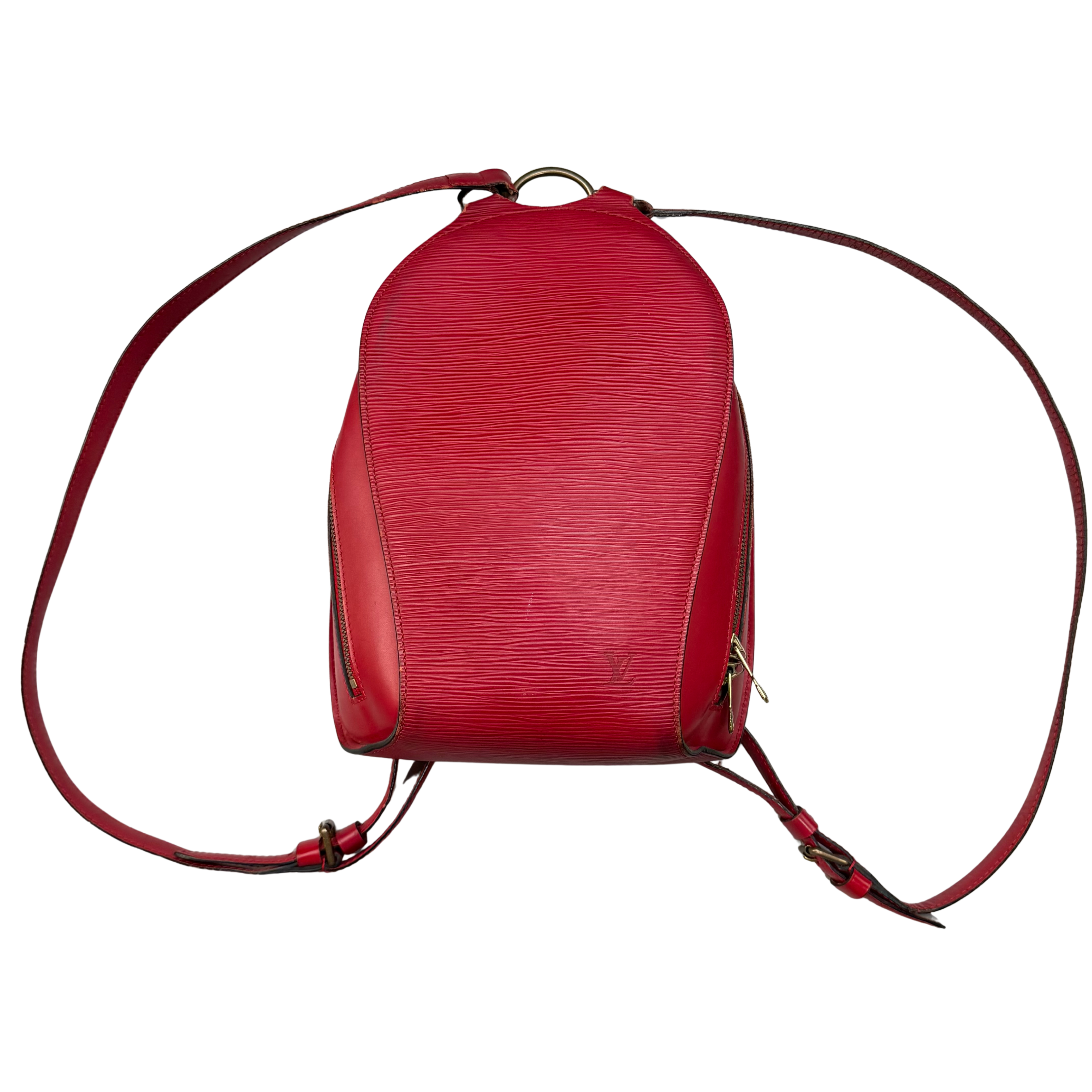 Louis Vuitton Epi Mabillon Backpack Red