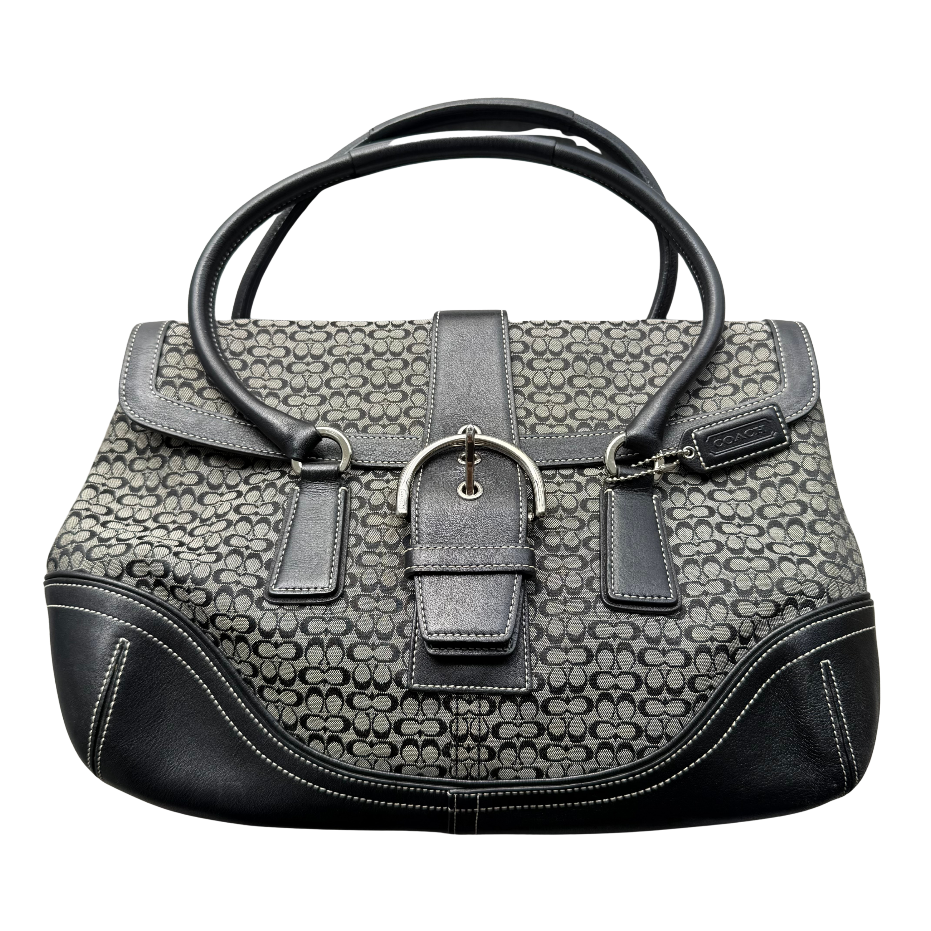 Coach Y2K Soho Shoulder Bag Grey/Black