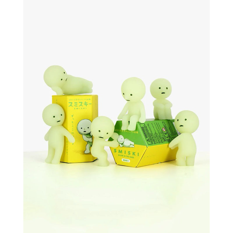Discover the charm of Smiski — glow-in-the-dark collectible figures hiding in plain sight. Shop unique poses and styles at Elevated Studios.